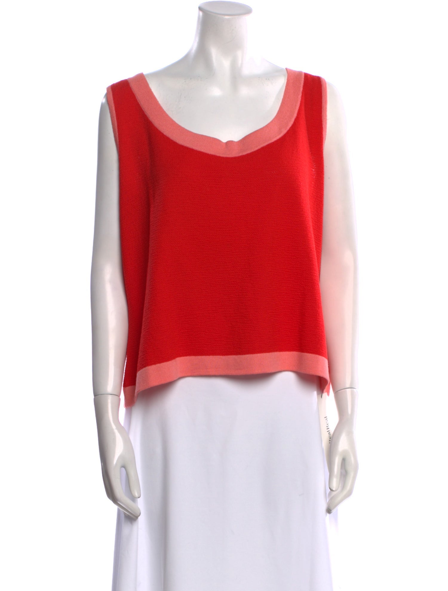 St. John Wool Scoop Neck Top