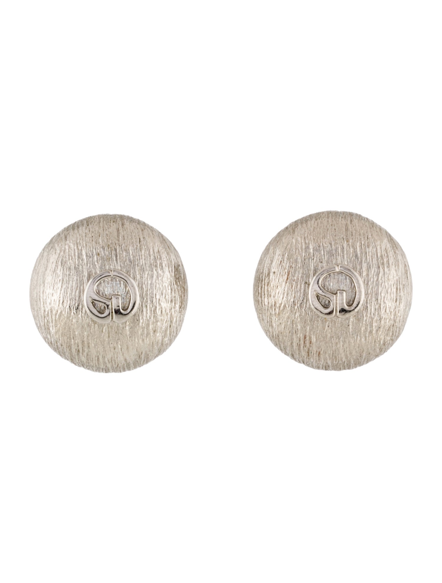 St. John Logo Clip-On Earrings