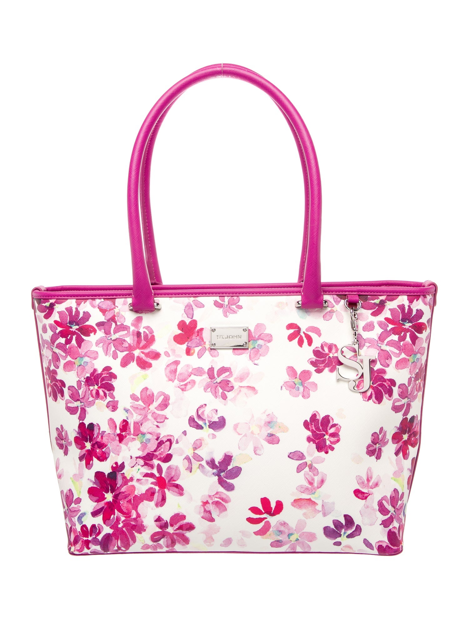 St. John Leather Top Handle Bag