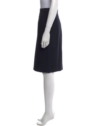 St. John Wool Knee-Length Skirt