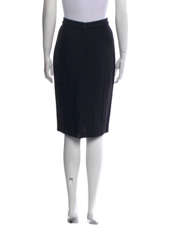 St. John Wool Knee-Length Skirt