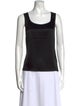 St. John Scoop Neck Sleeveless Top