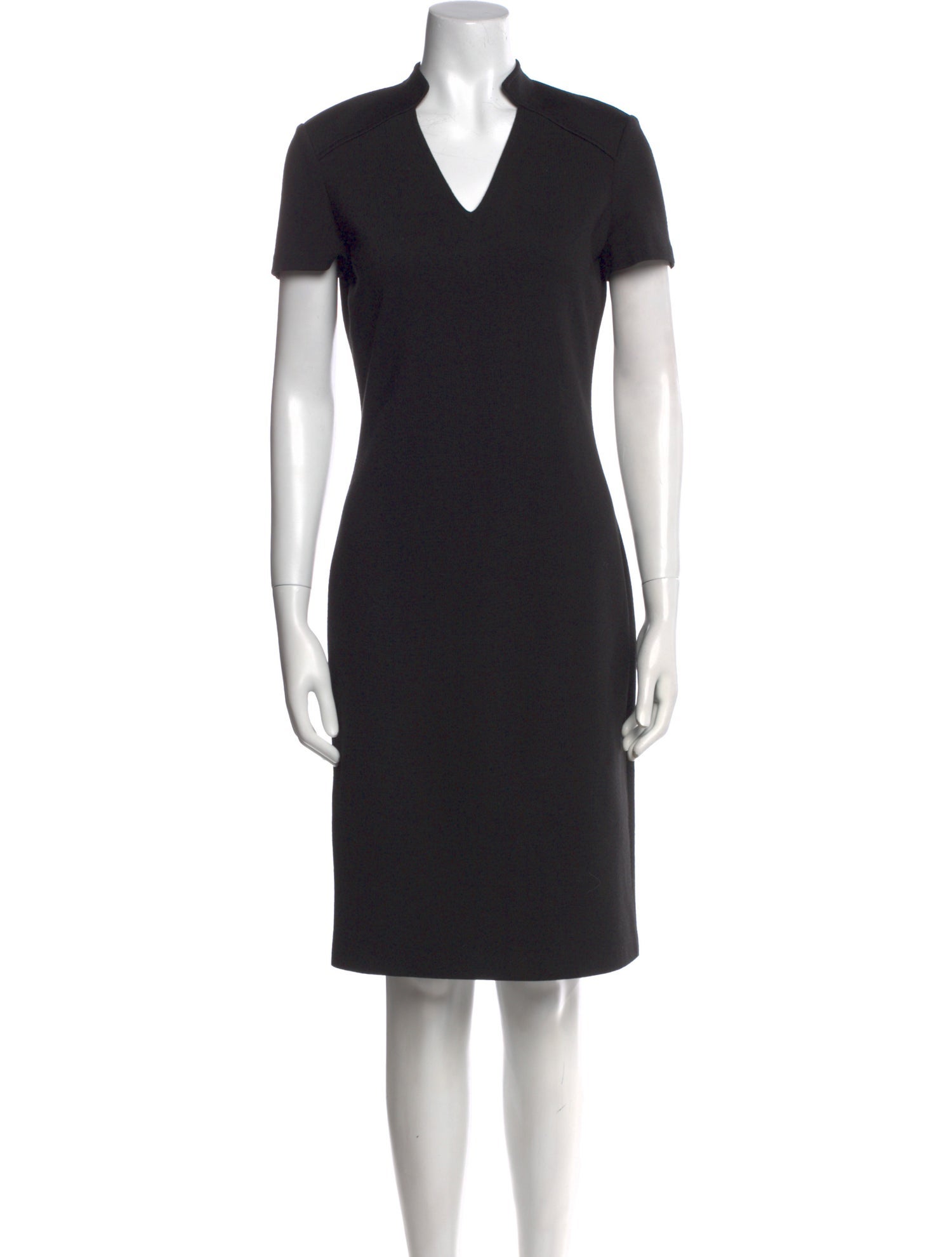 St. John Wool Knee-Length Dress