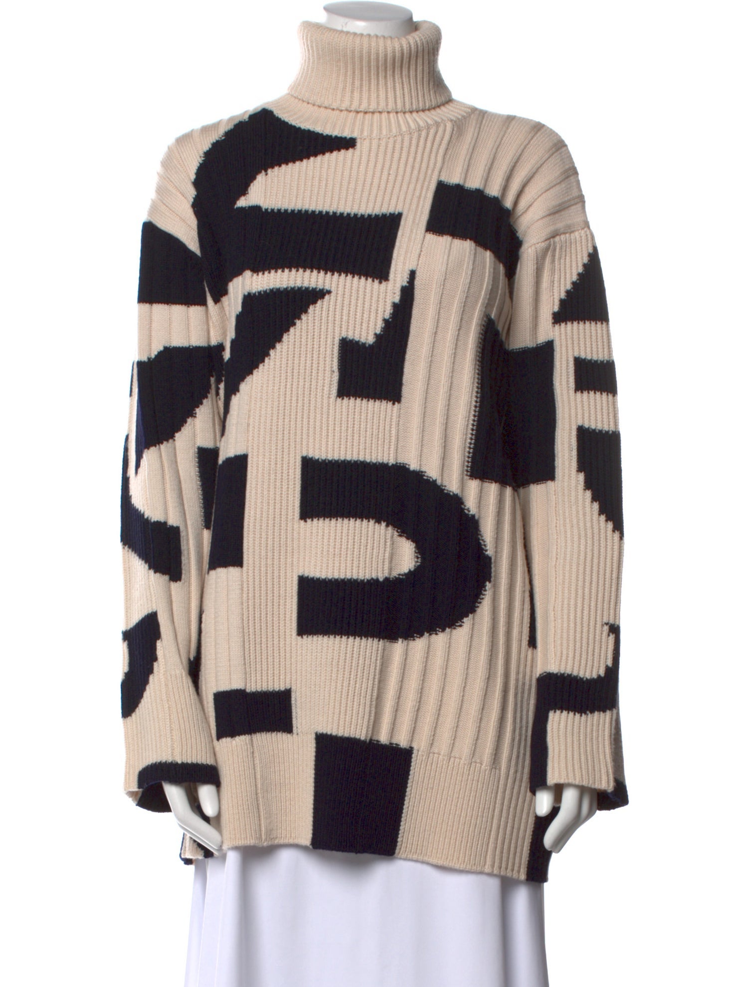 St. John Wool Printed Sweater