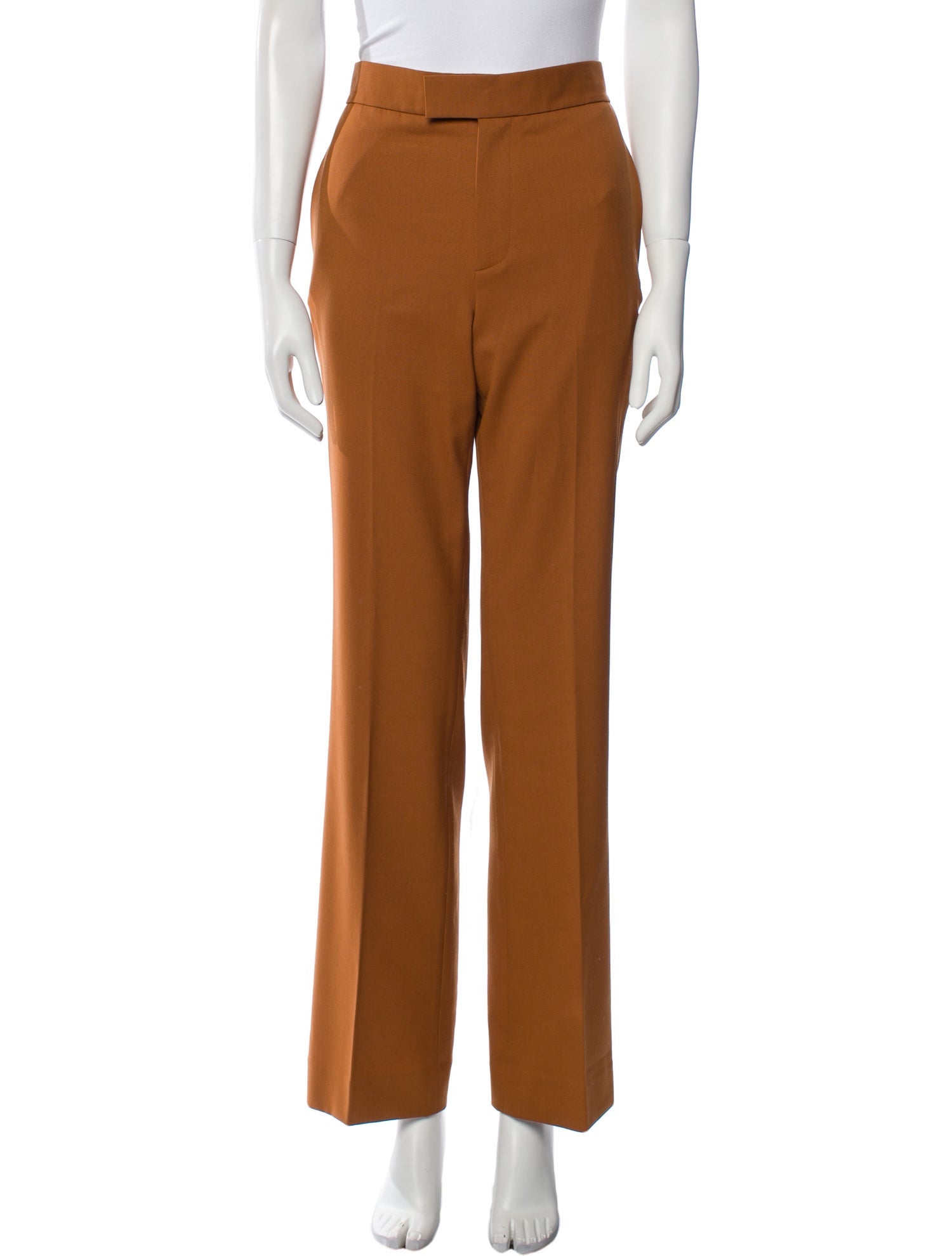 St. John Wool Straight Leg Pants