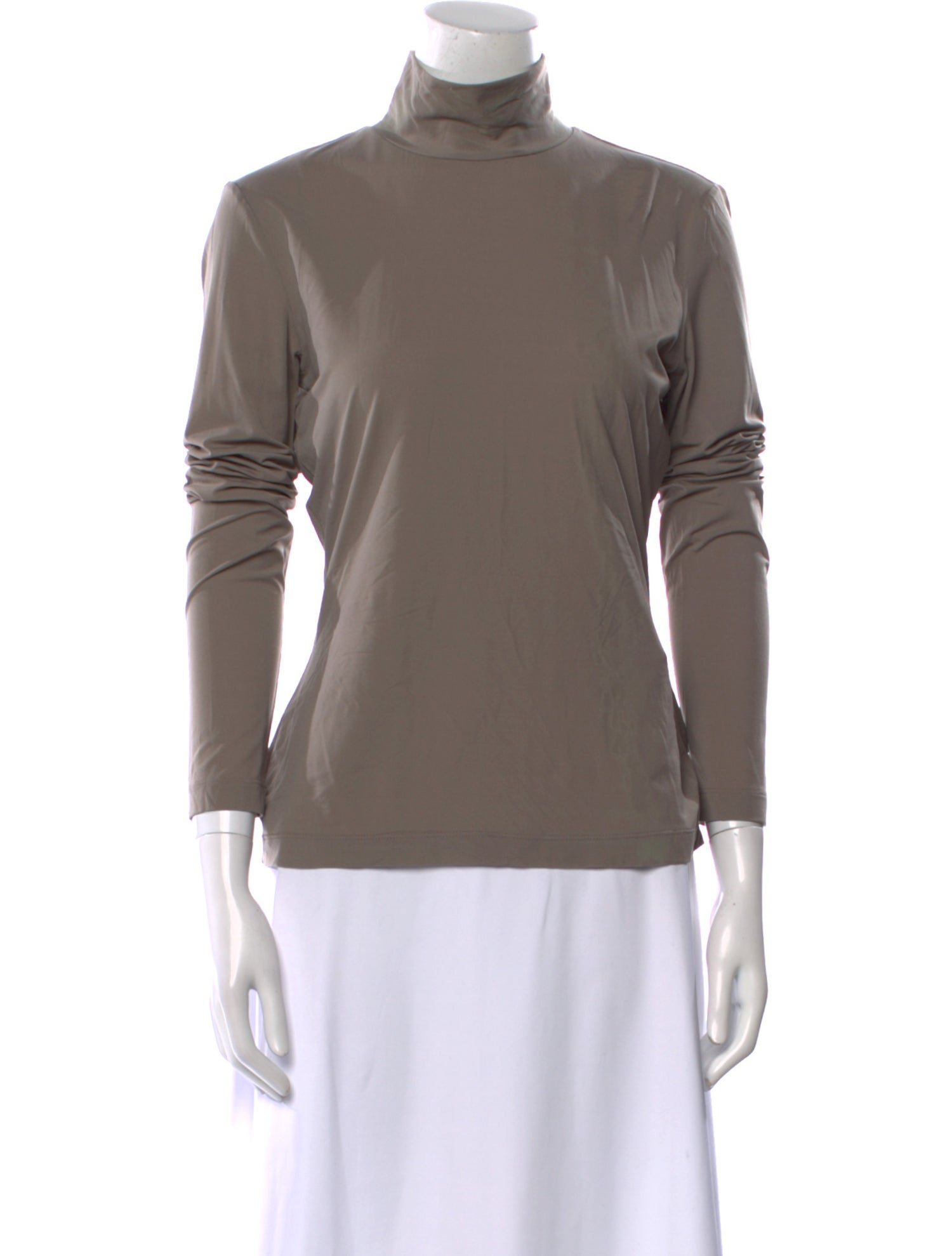 St. John Nylon Turtleneck Top