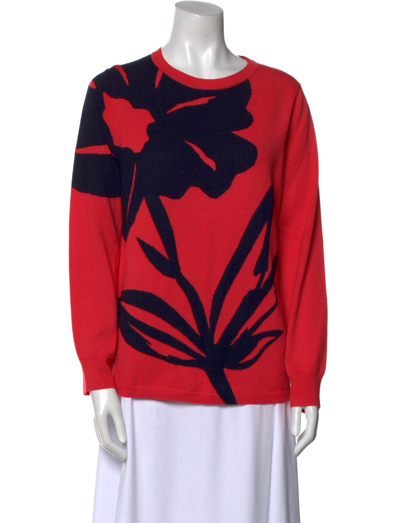 St. John Wool Printed Sweatshirt
