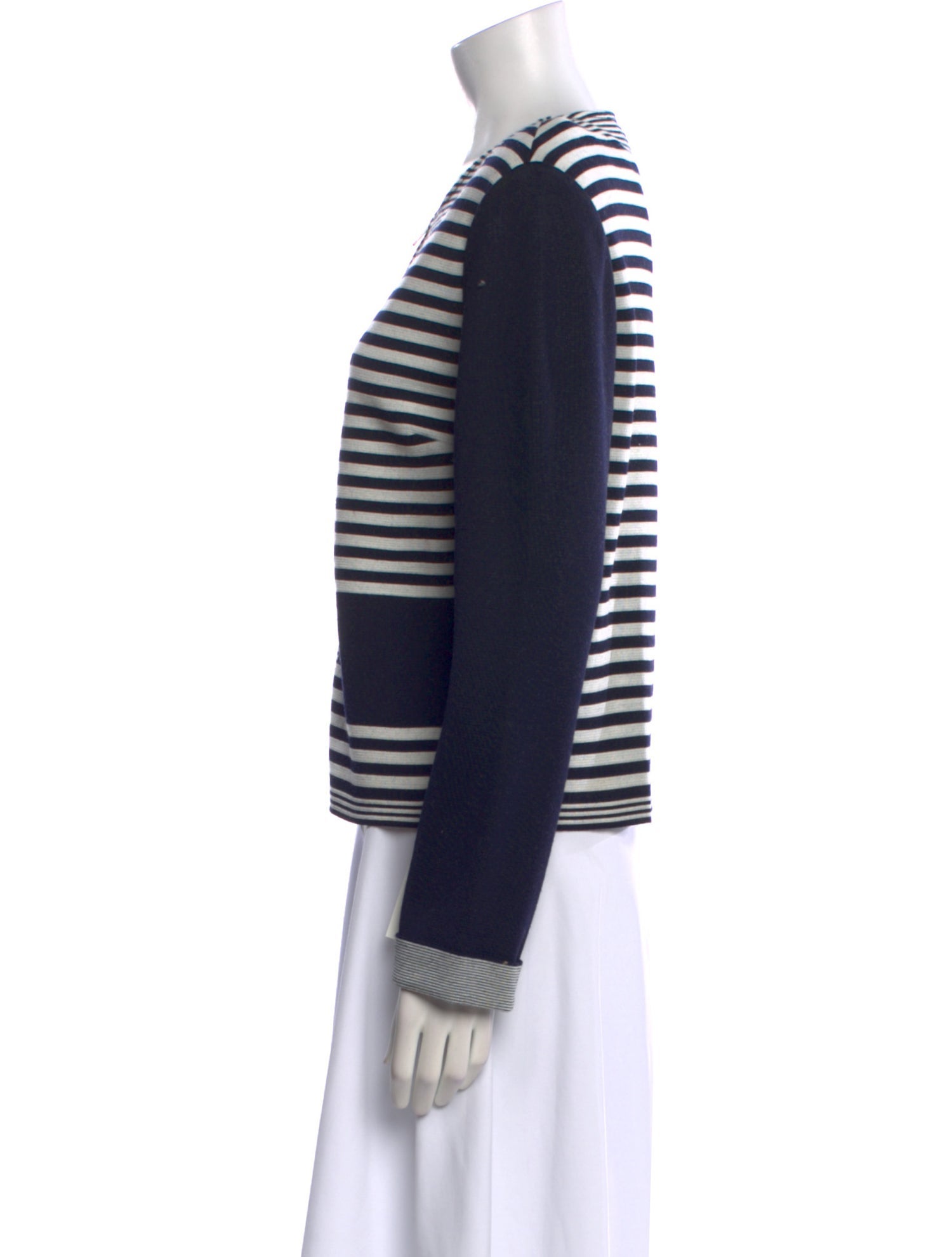 St. John Wool Striped Sweater
