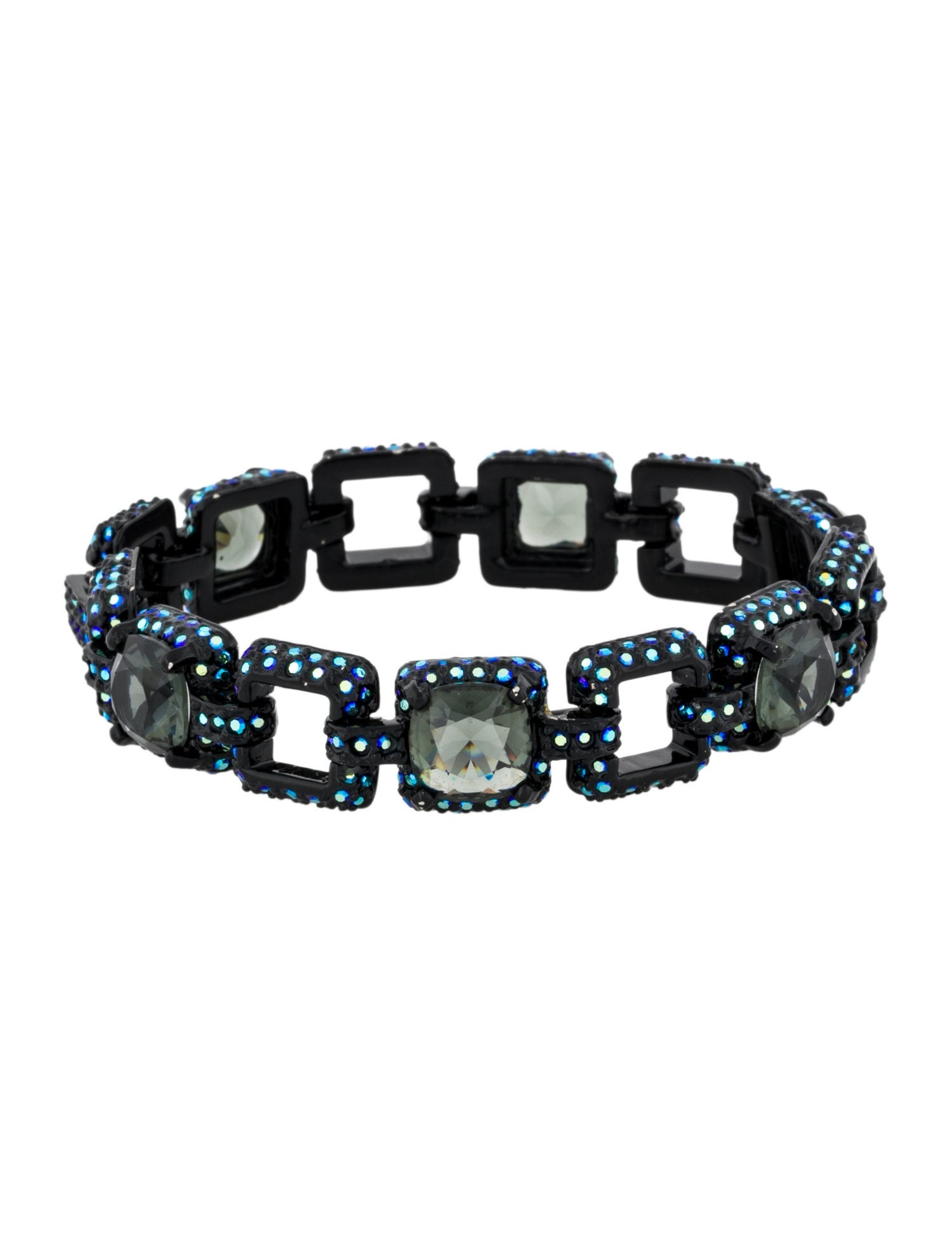 St. John Crystal Link Bracelet