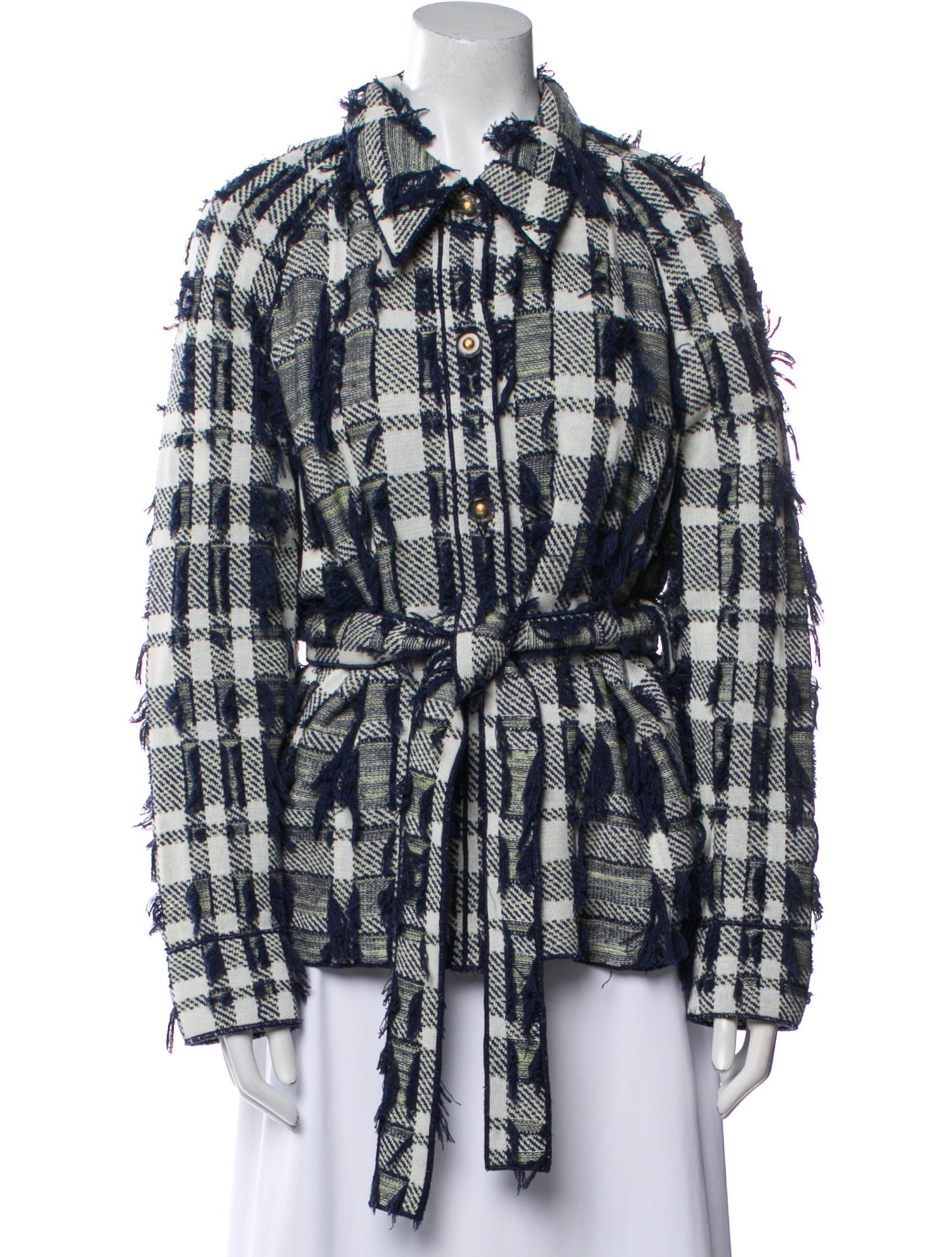 St. John Wool Tweed Pattern Jacket w/ Tags