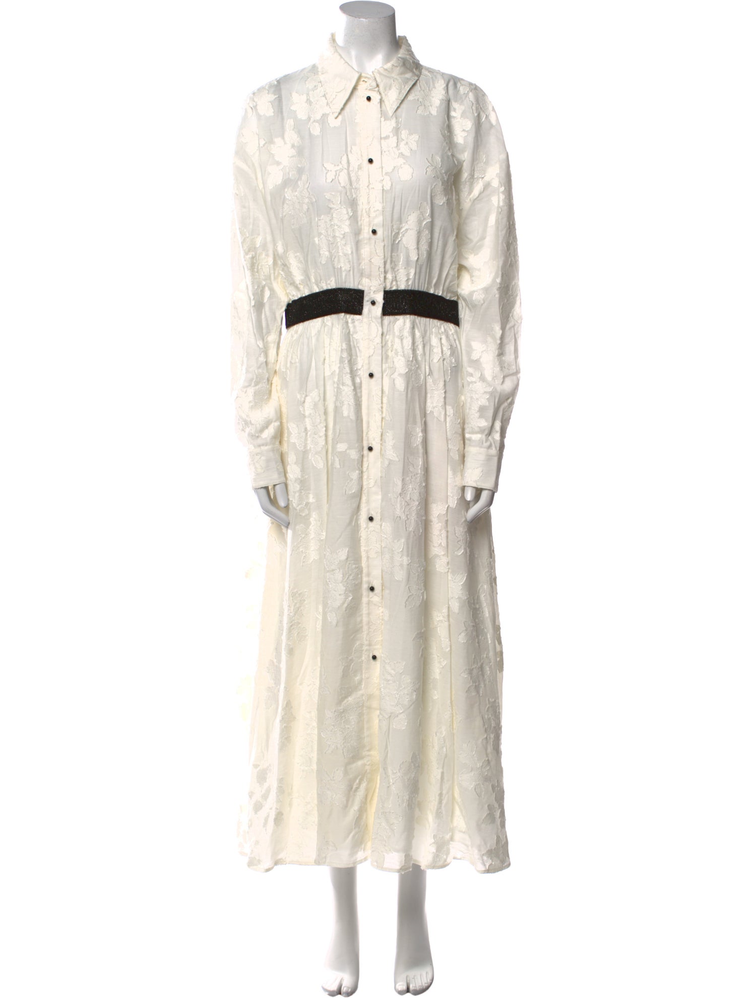 St. John Printed Long Dress