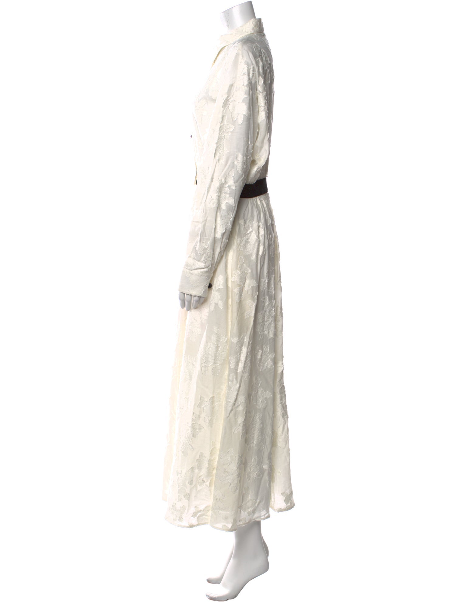 St. John Printed Long Dress