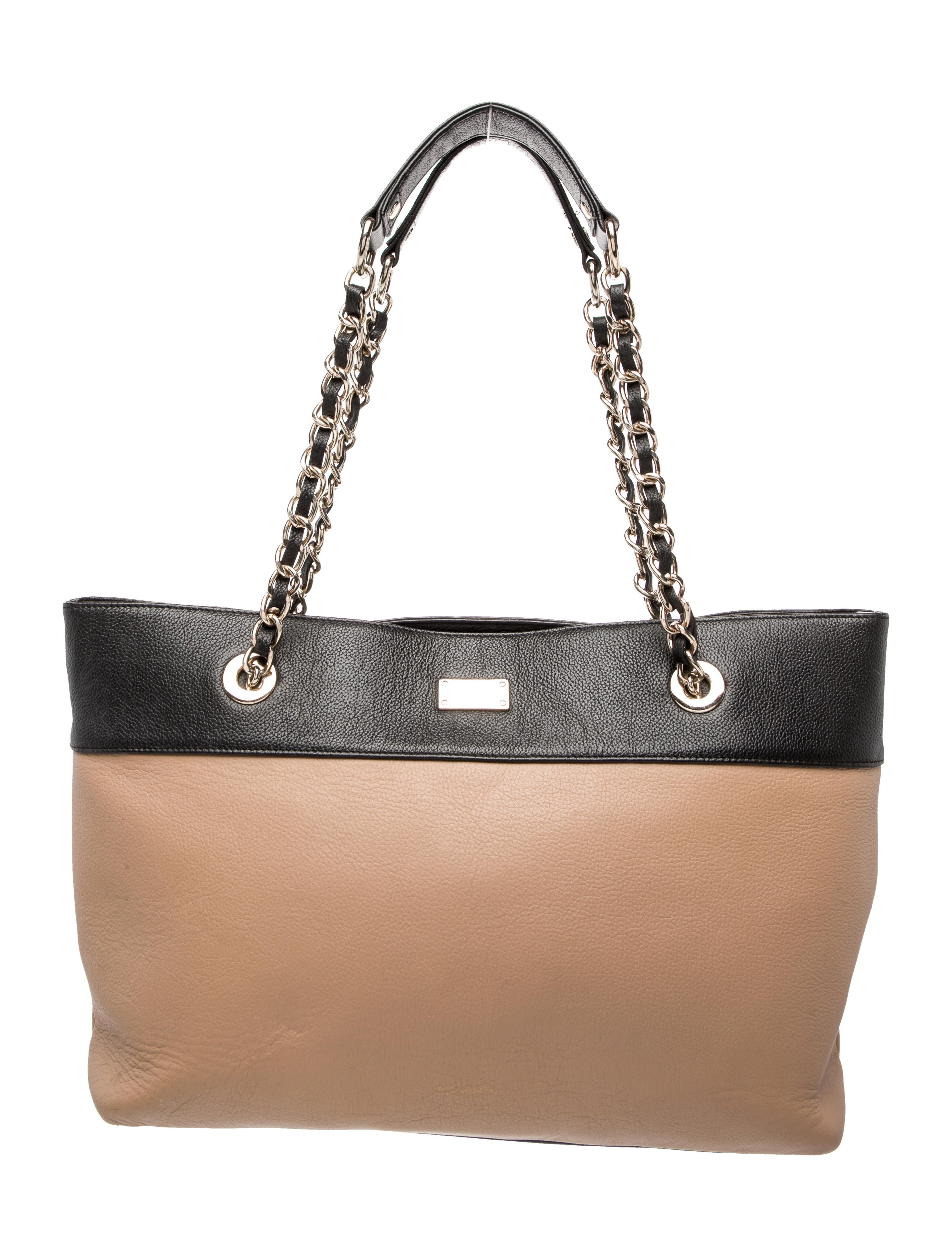 St. John Leather Top Handle Bag