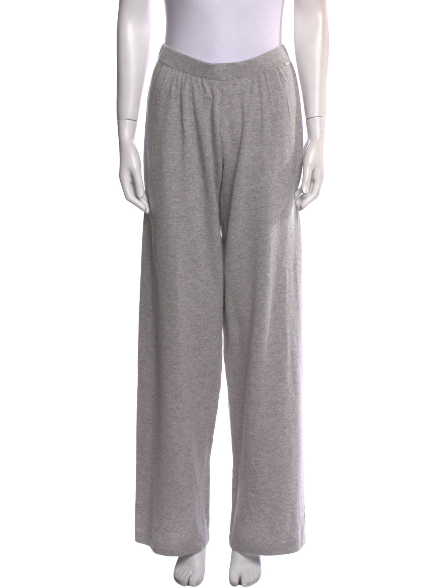 St. John Cashmere Wide Leg Pants