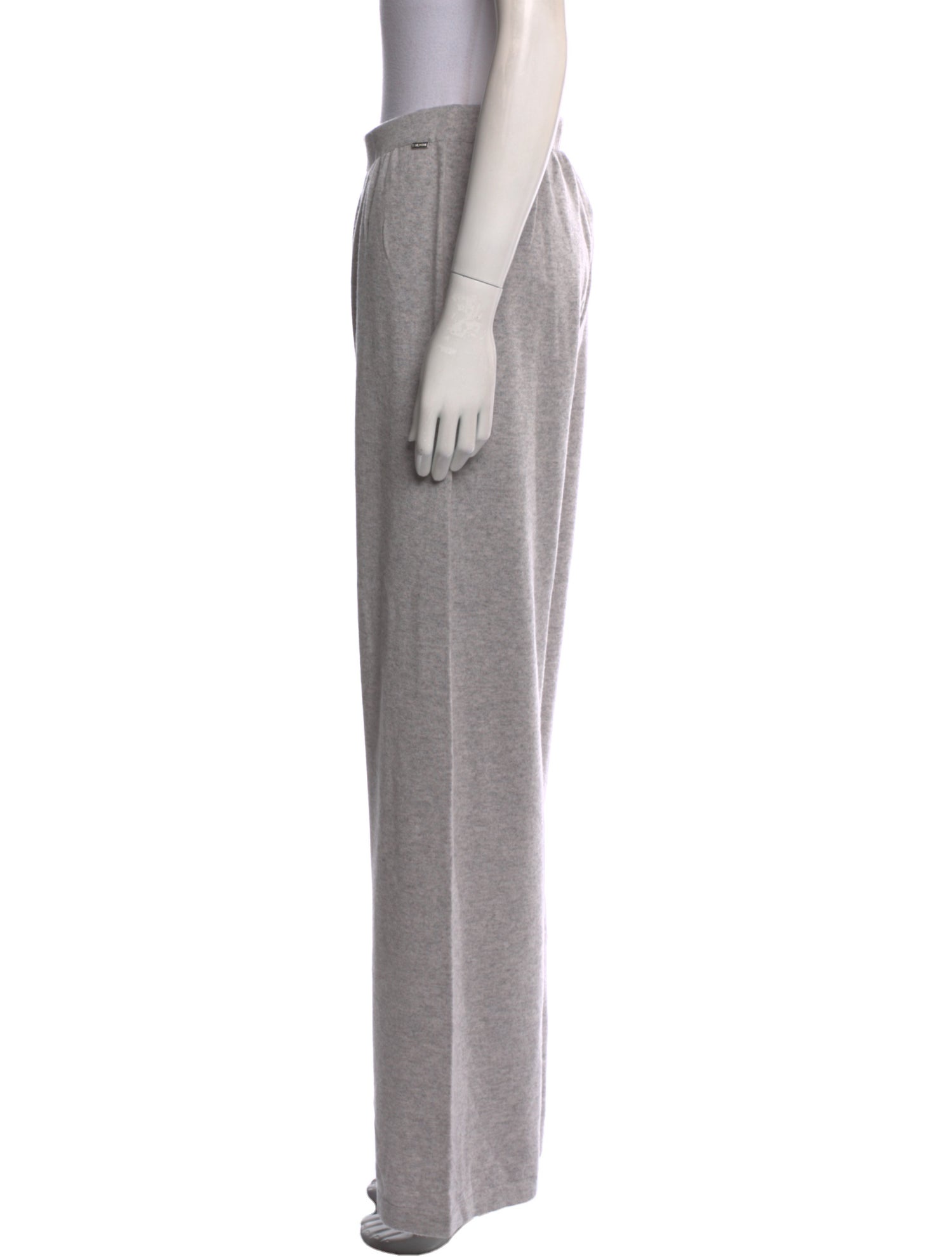 St. John Cashmere Wide Leg Pants
