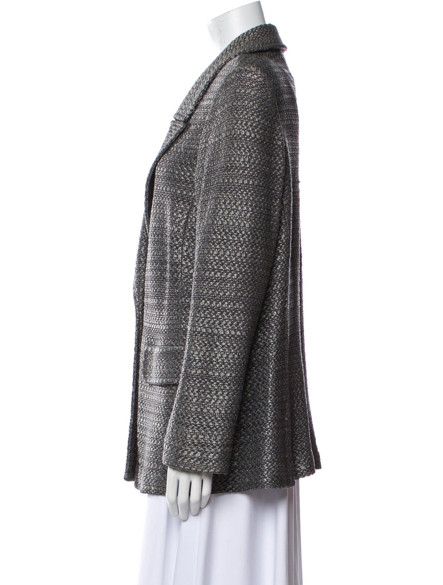 St. John Tweed Pattern Coat