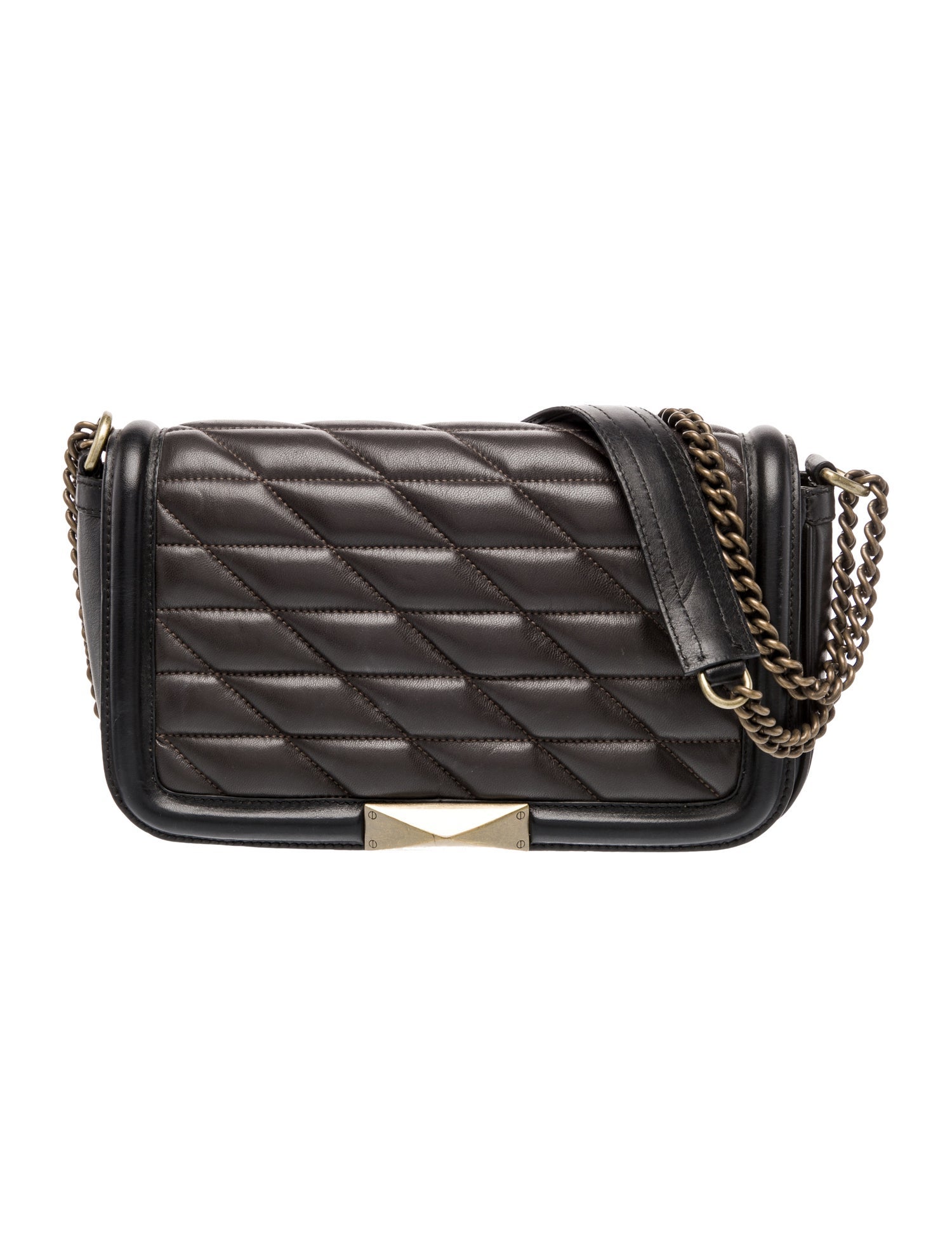 St. John Leather Shoulder Bag