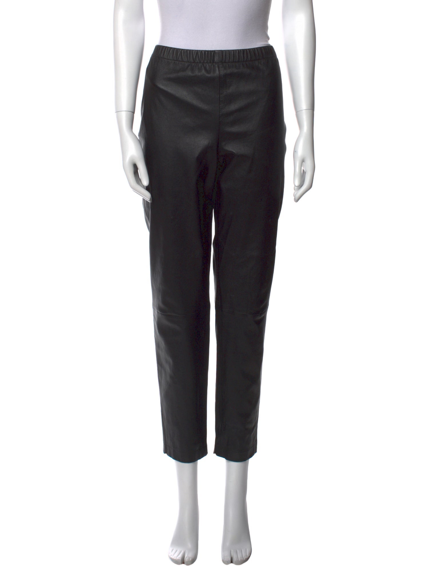 St. John Leather Straight Leg Pants