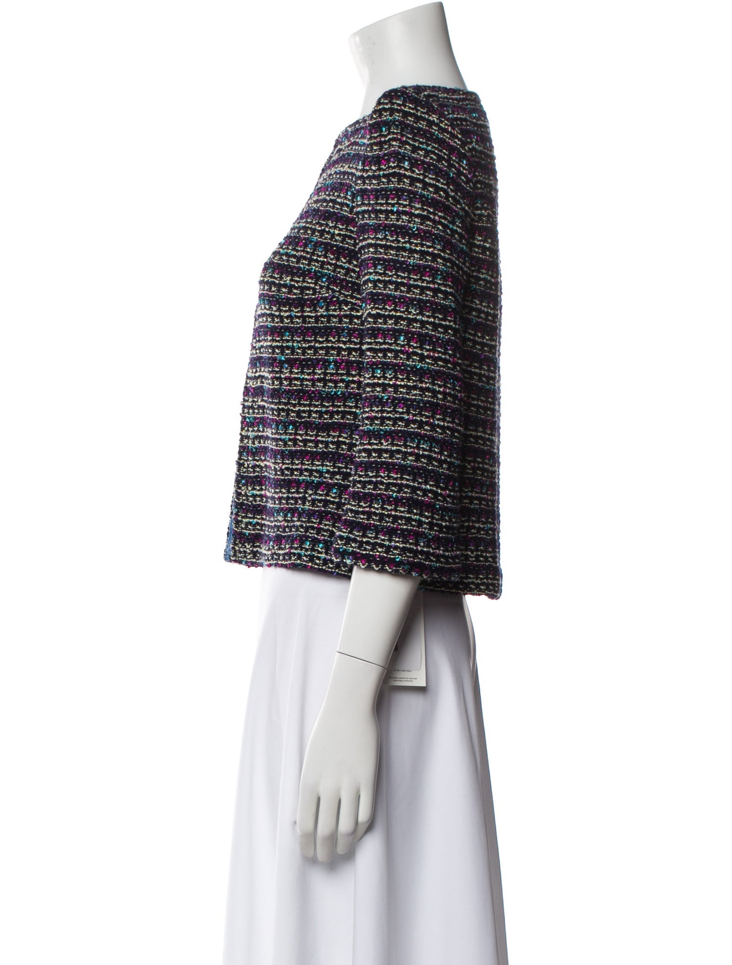 St. John Collection Nylon Tweed Pattern Evening Jacket