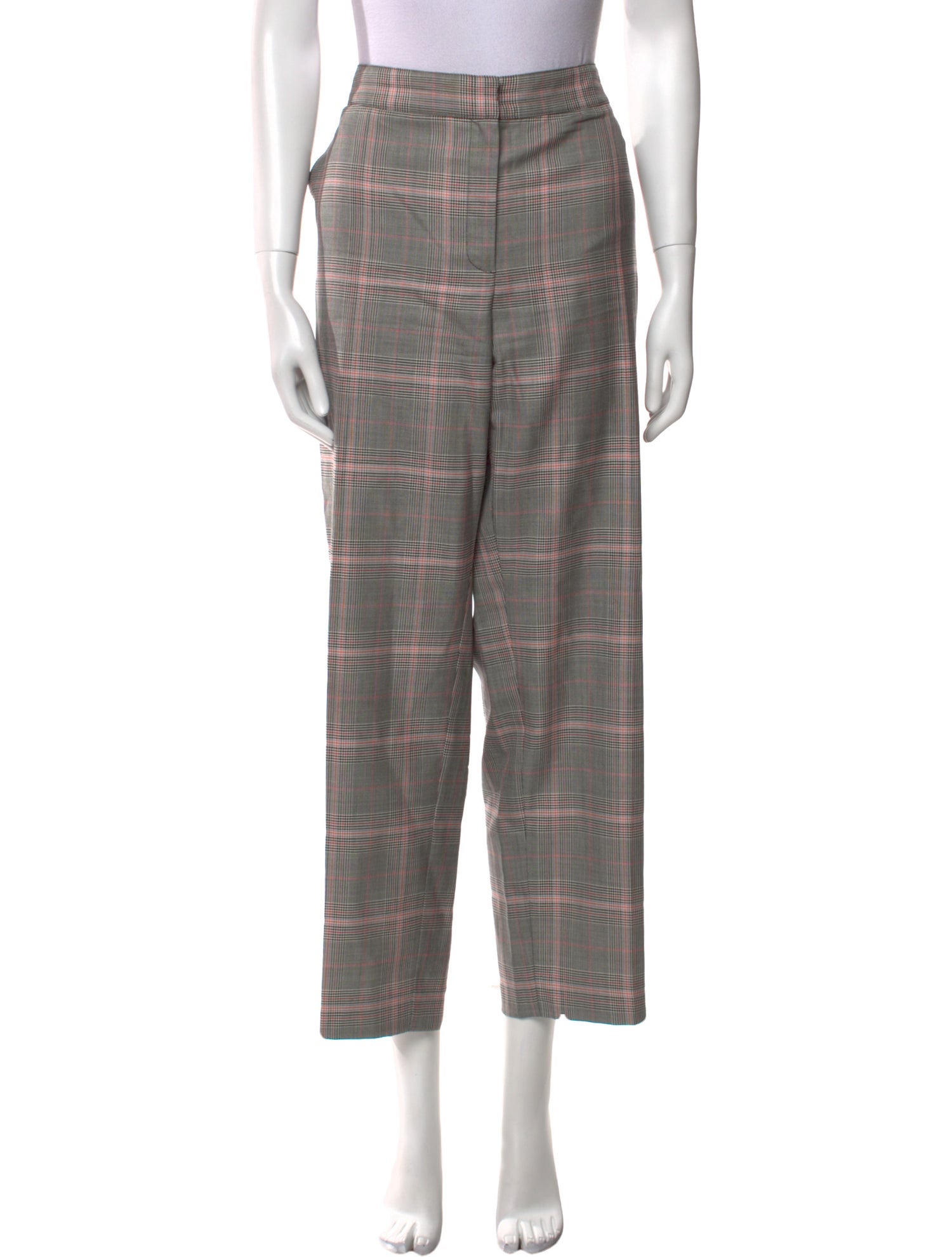 St. John Wool Straight Leg Pants