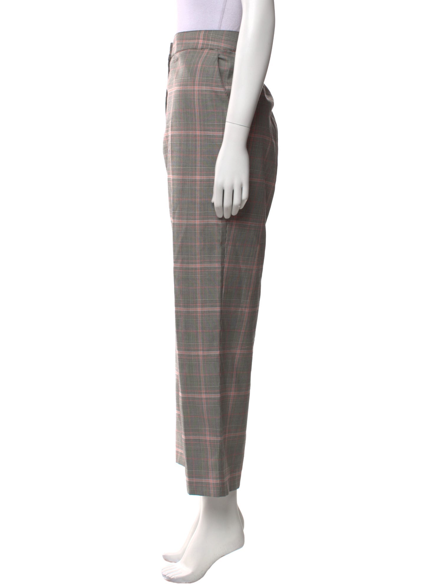 St. John Wool Straight Leg Pants