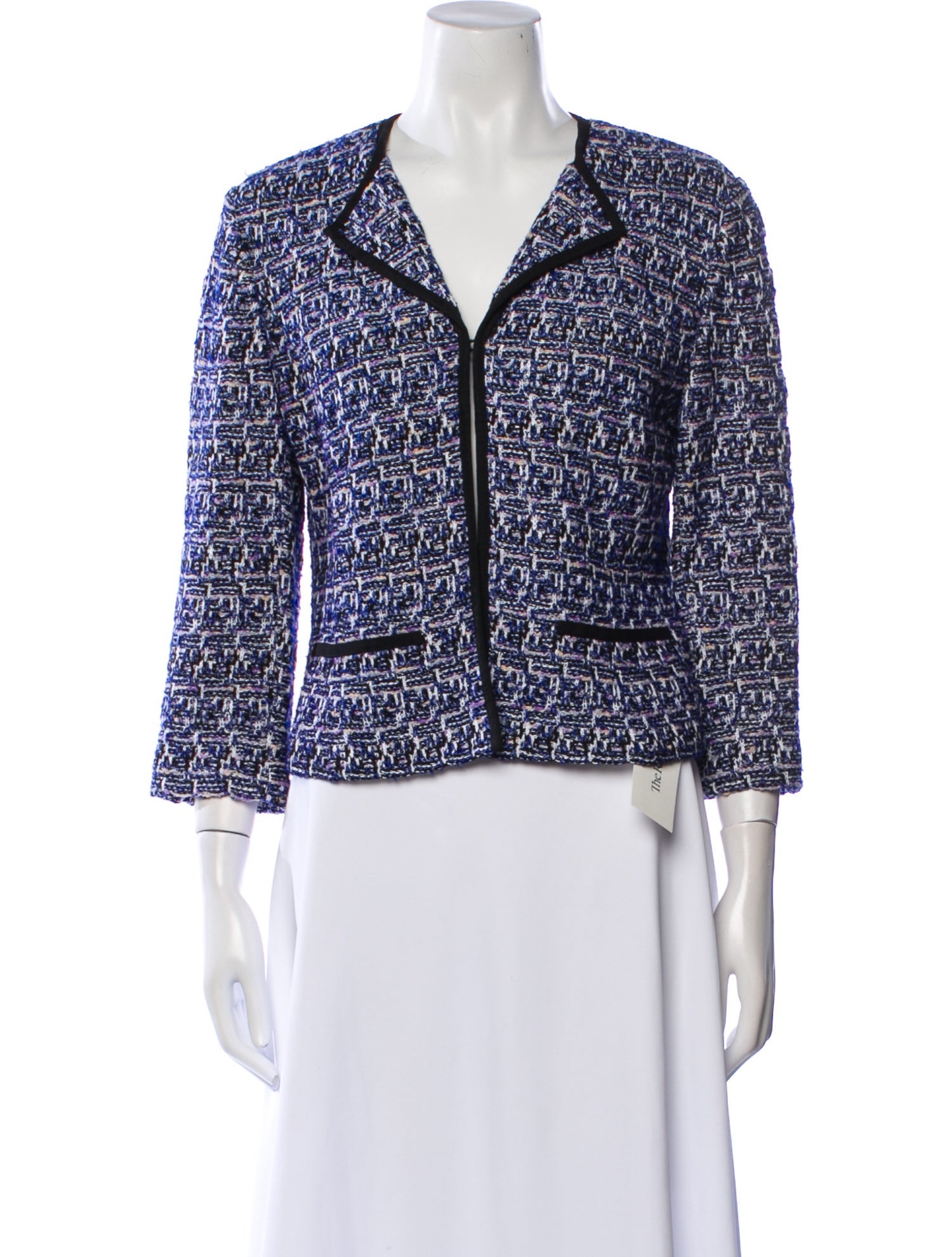 St. John Tweed Pattern Evening Jacket