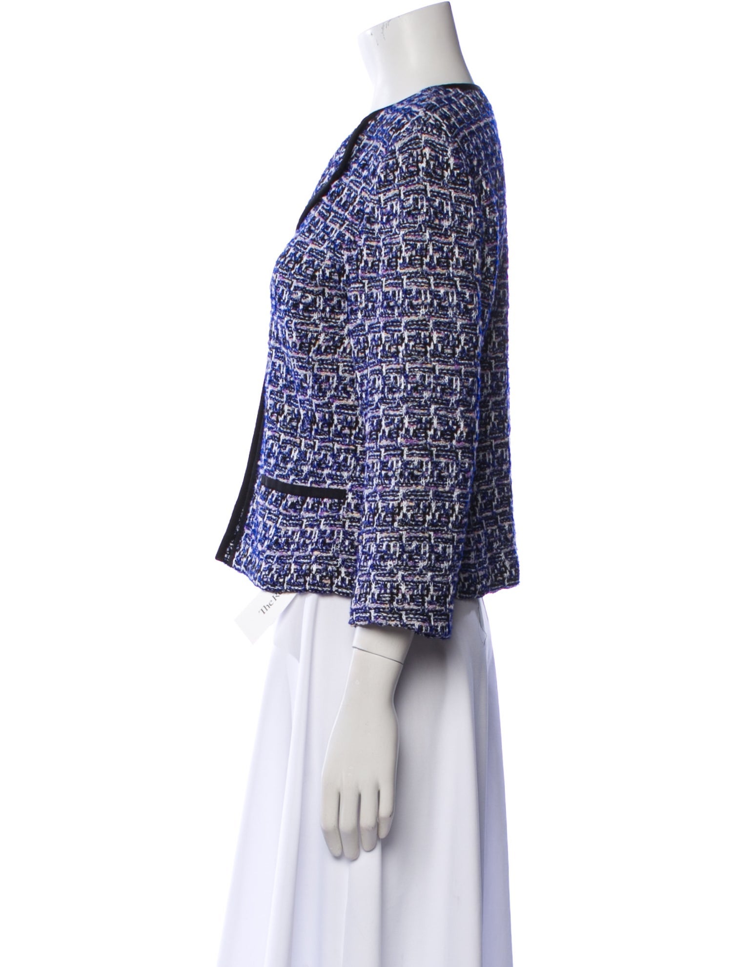 St. John Tweed Pattern Evening Jacket