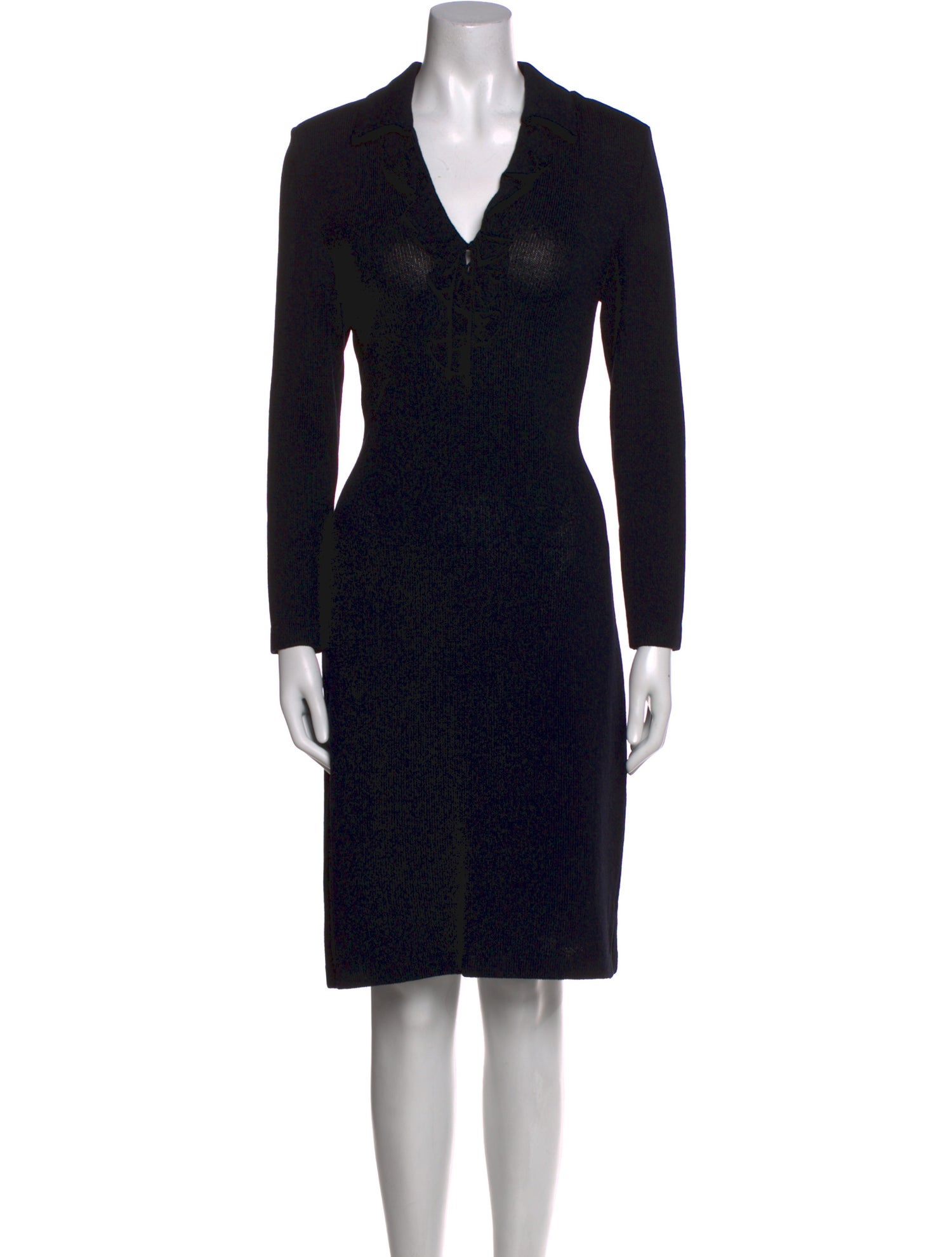 St. John Printed Knee-Length Dress