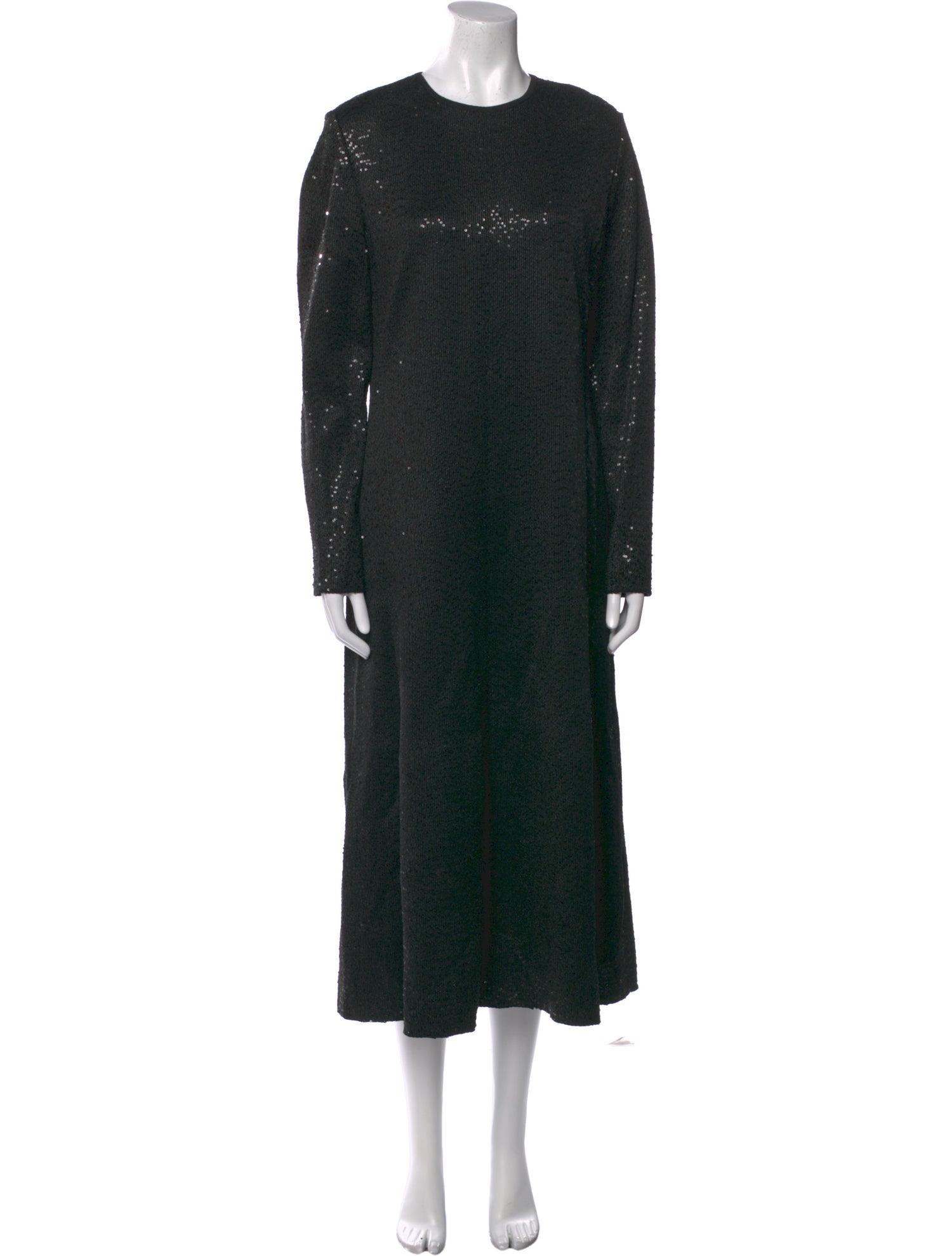 St. John Crew Neck Long Dress