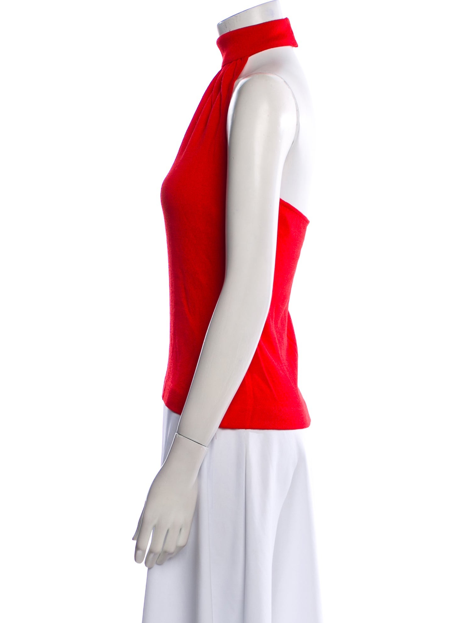 St. John Halterneck Sleeveless Blouse