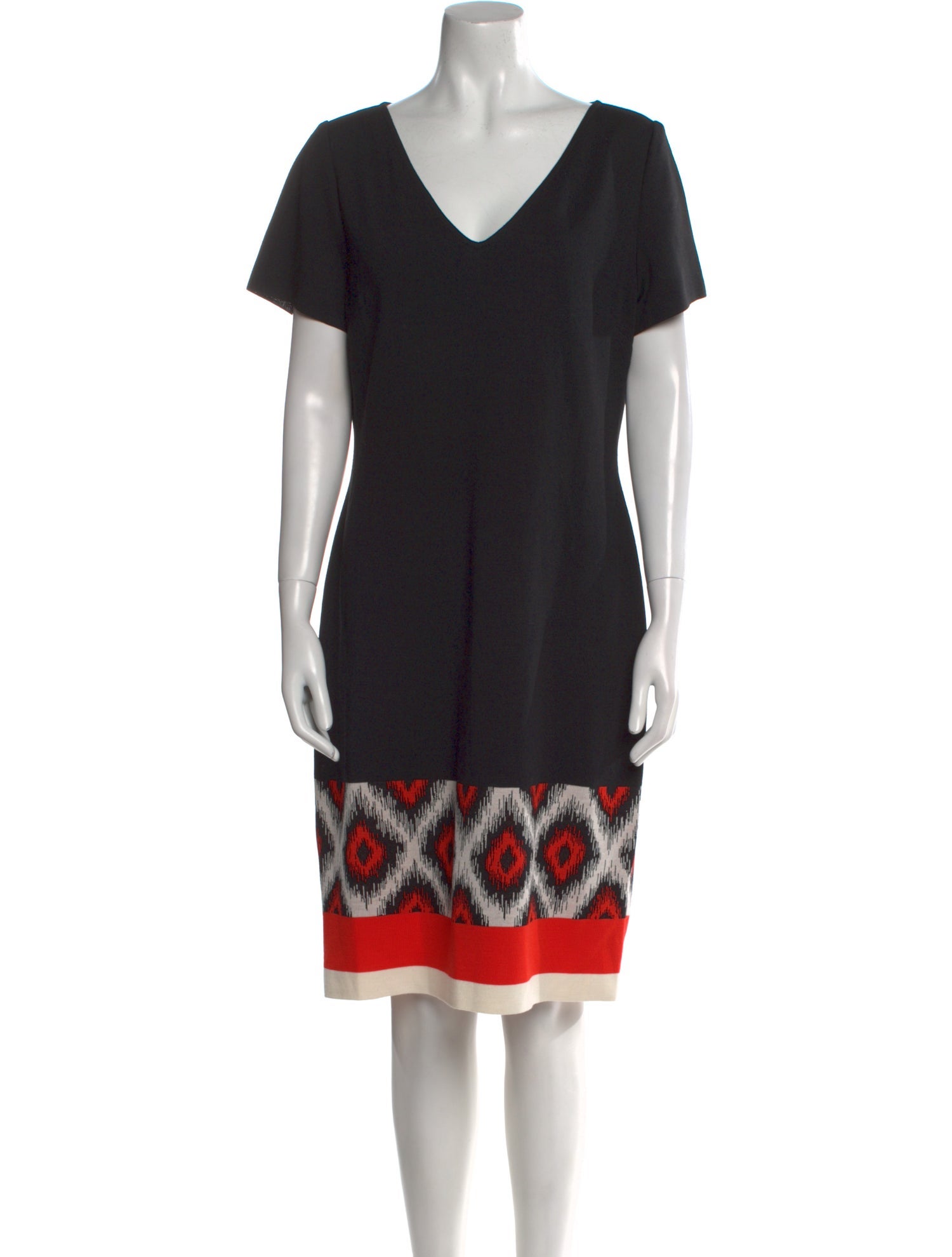 St. John Wool Knee-Length Dress