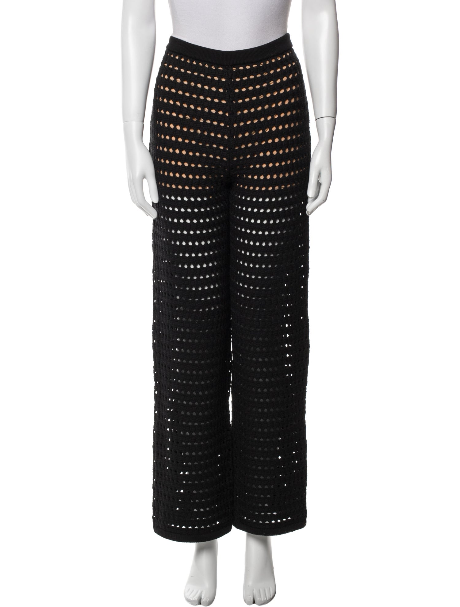 St. John Polka Dot Print Wide Leg Pants w/ Tags