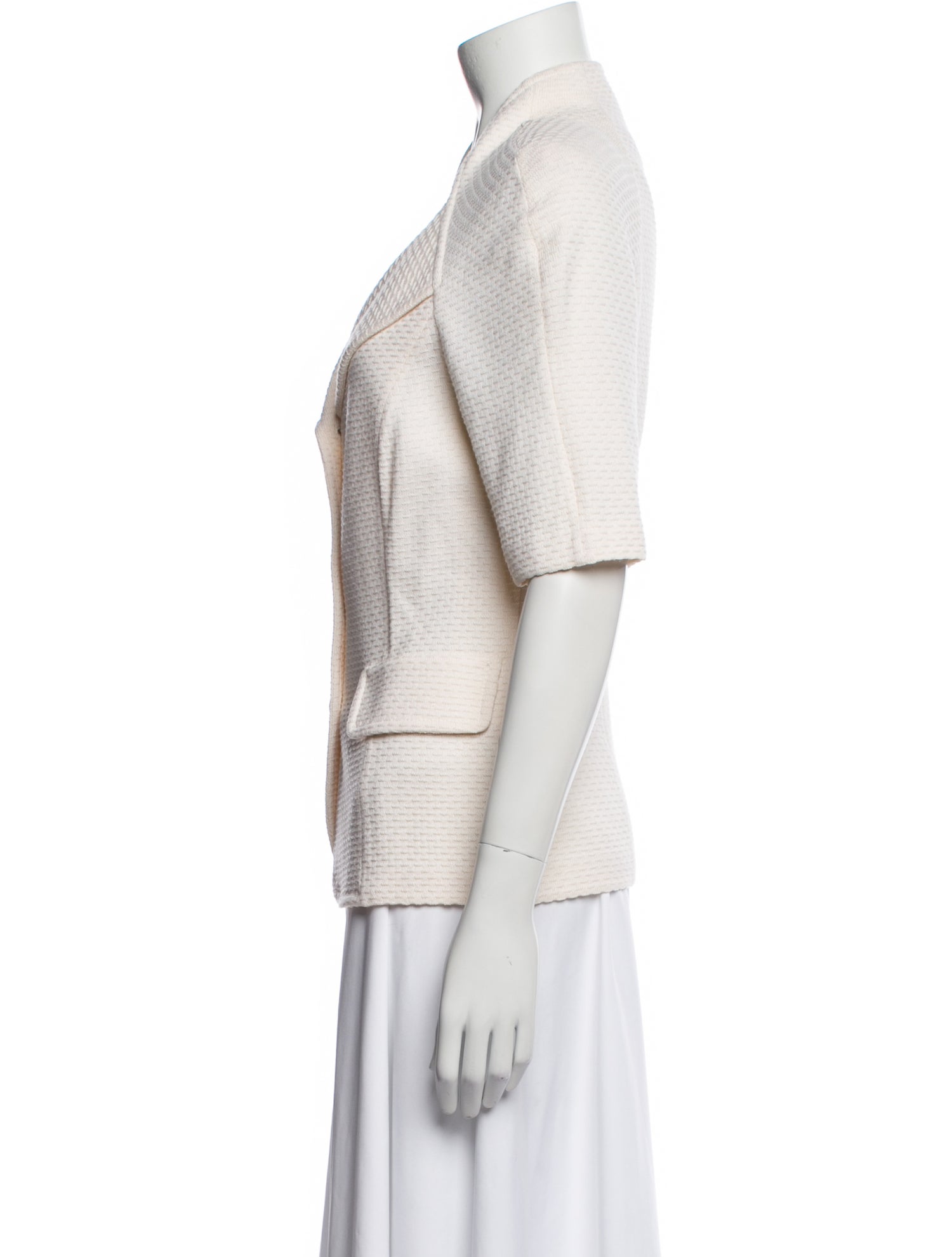 St. John Wool Striped Evening Jacket