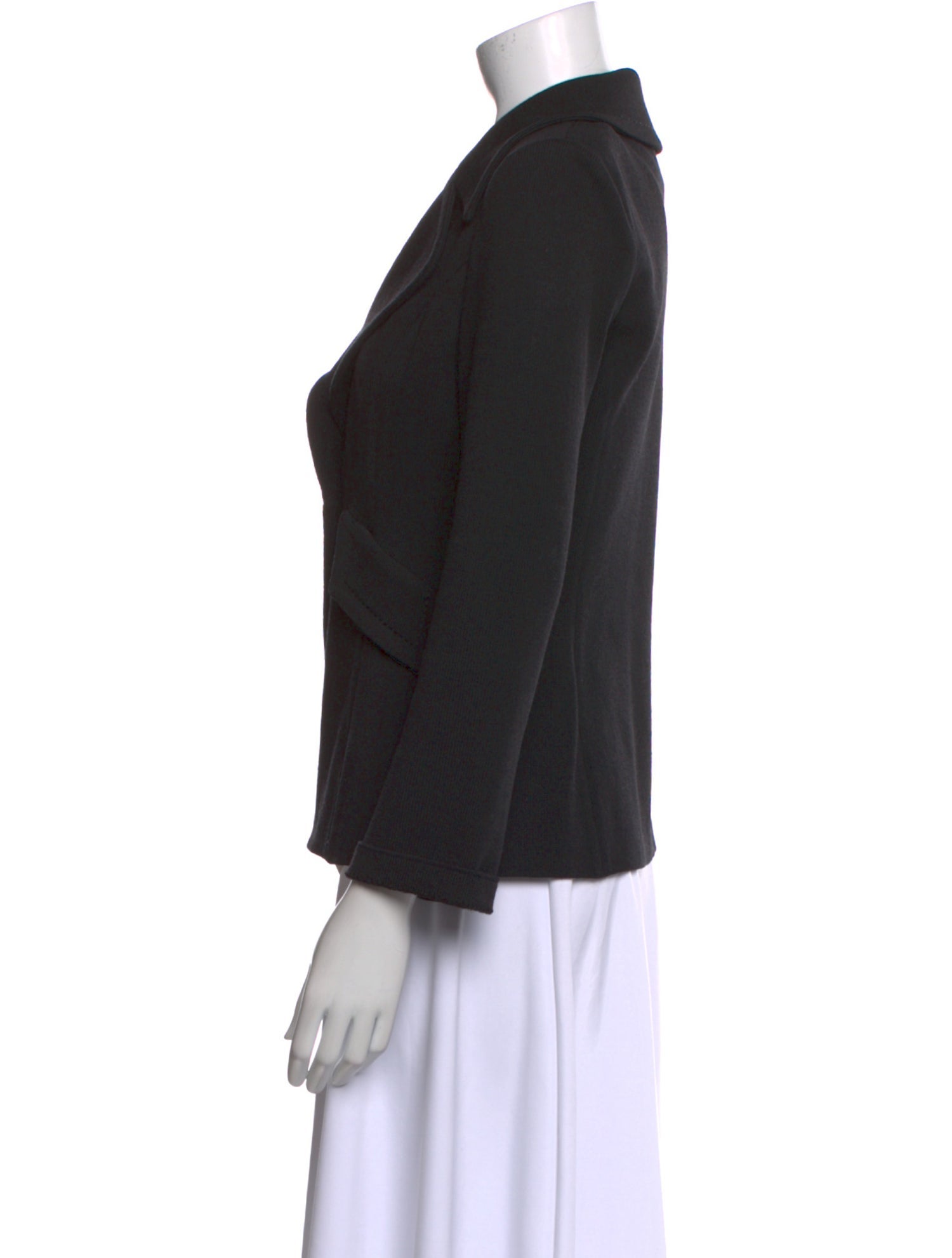 St. John Wool V-Neck Sweater