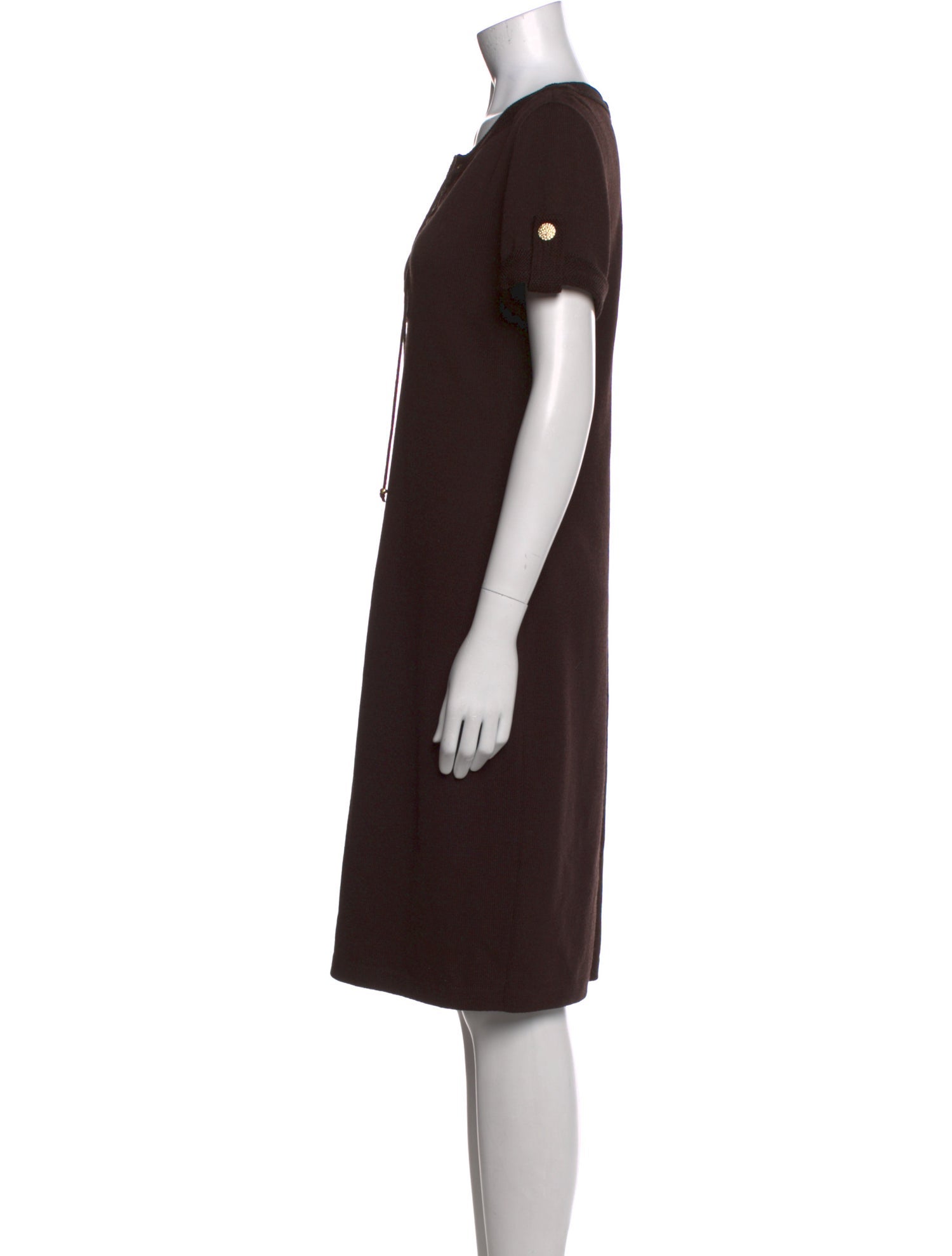 St. John Wool Knee-Length Dress