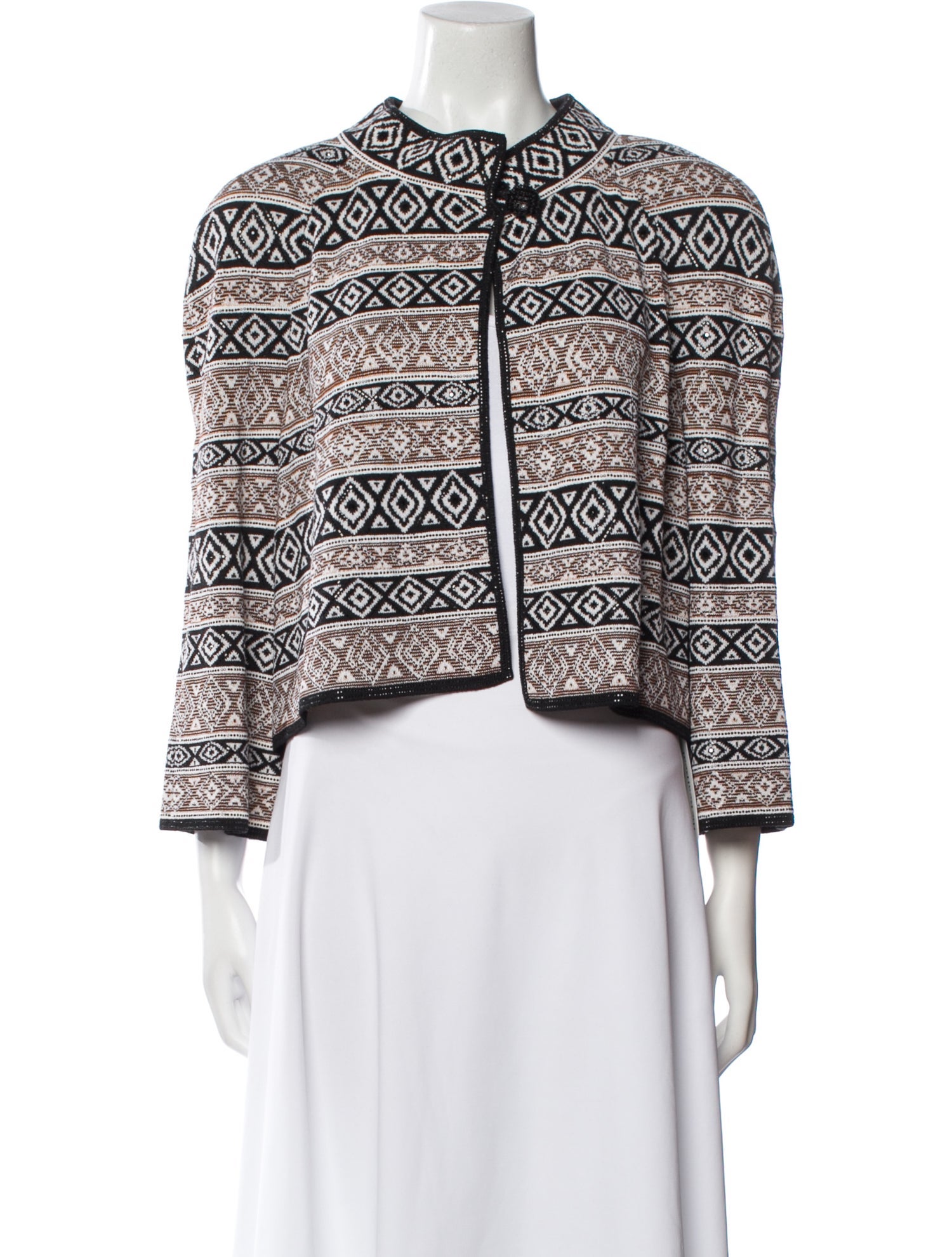 St. John Printed Evening Jacket