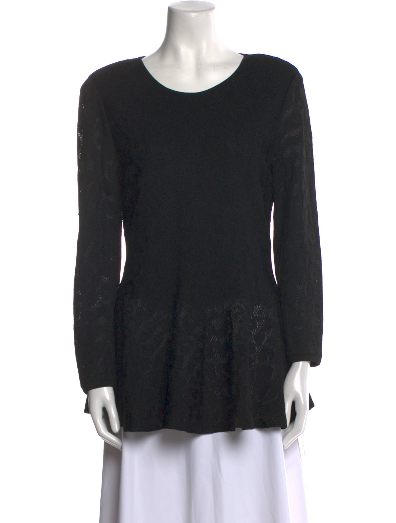 St. John Scoop Neck Mini Dress