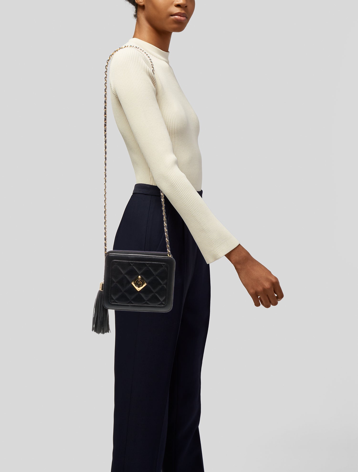 St. John Leather Crossbody Bag