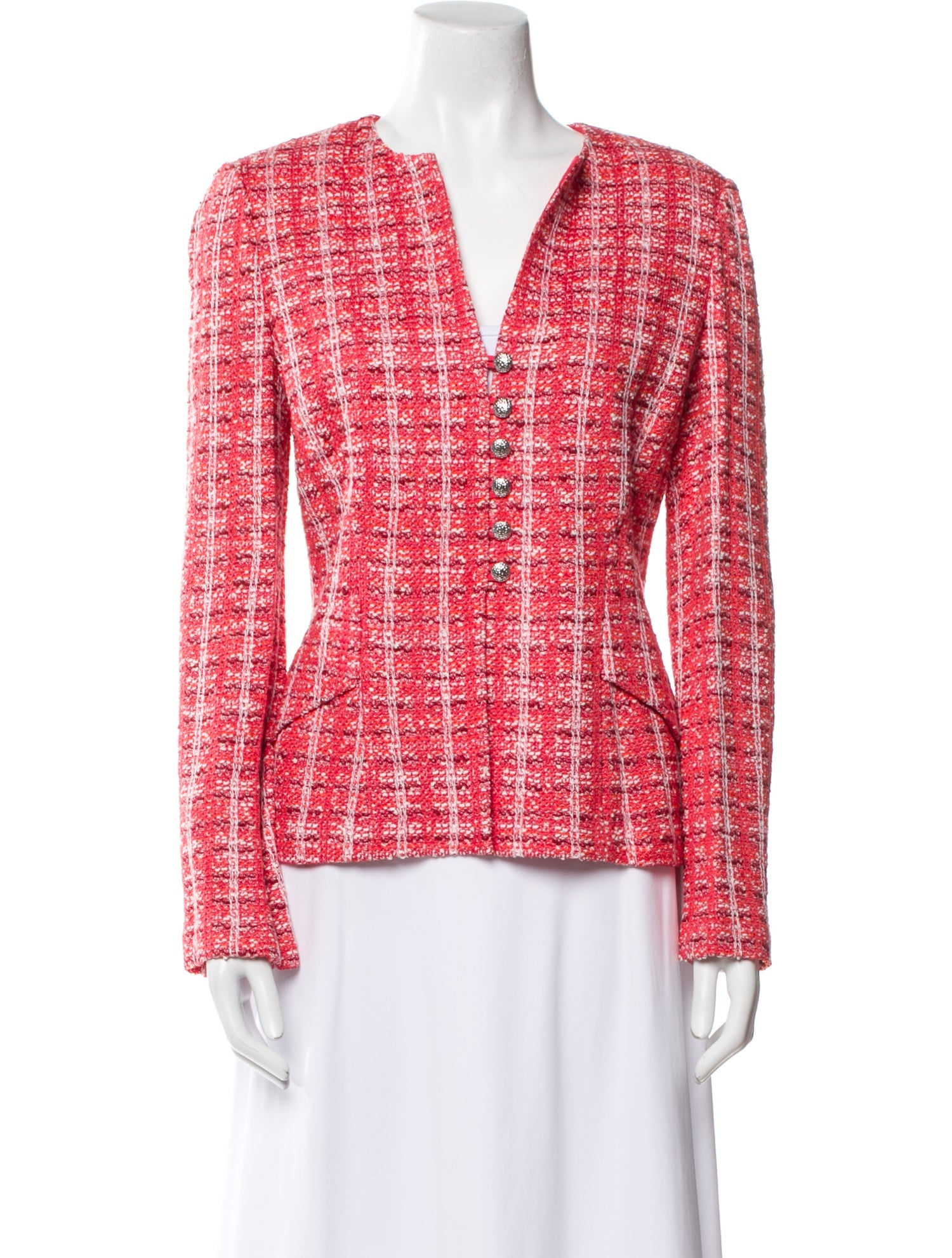 St. John Tweed Pattern Evening Jacket w/ Tags