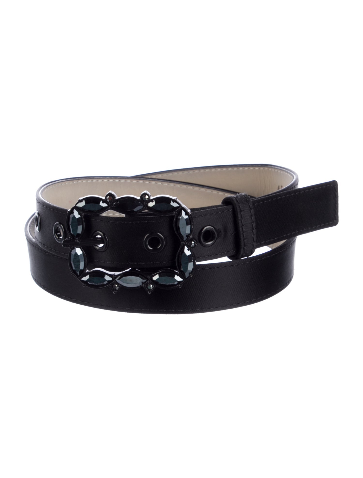 St. John Crystal Embellishments Belt