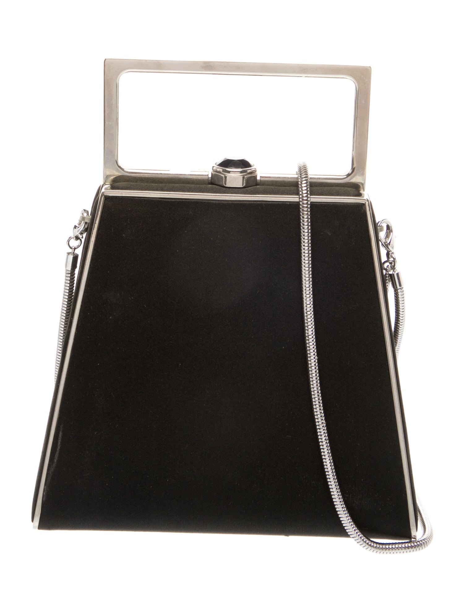 St. John Satin Top Handle Bag