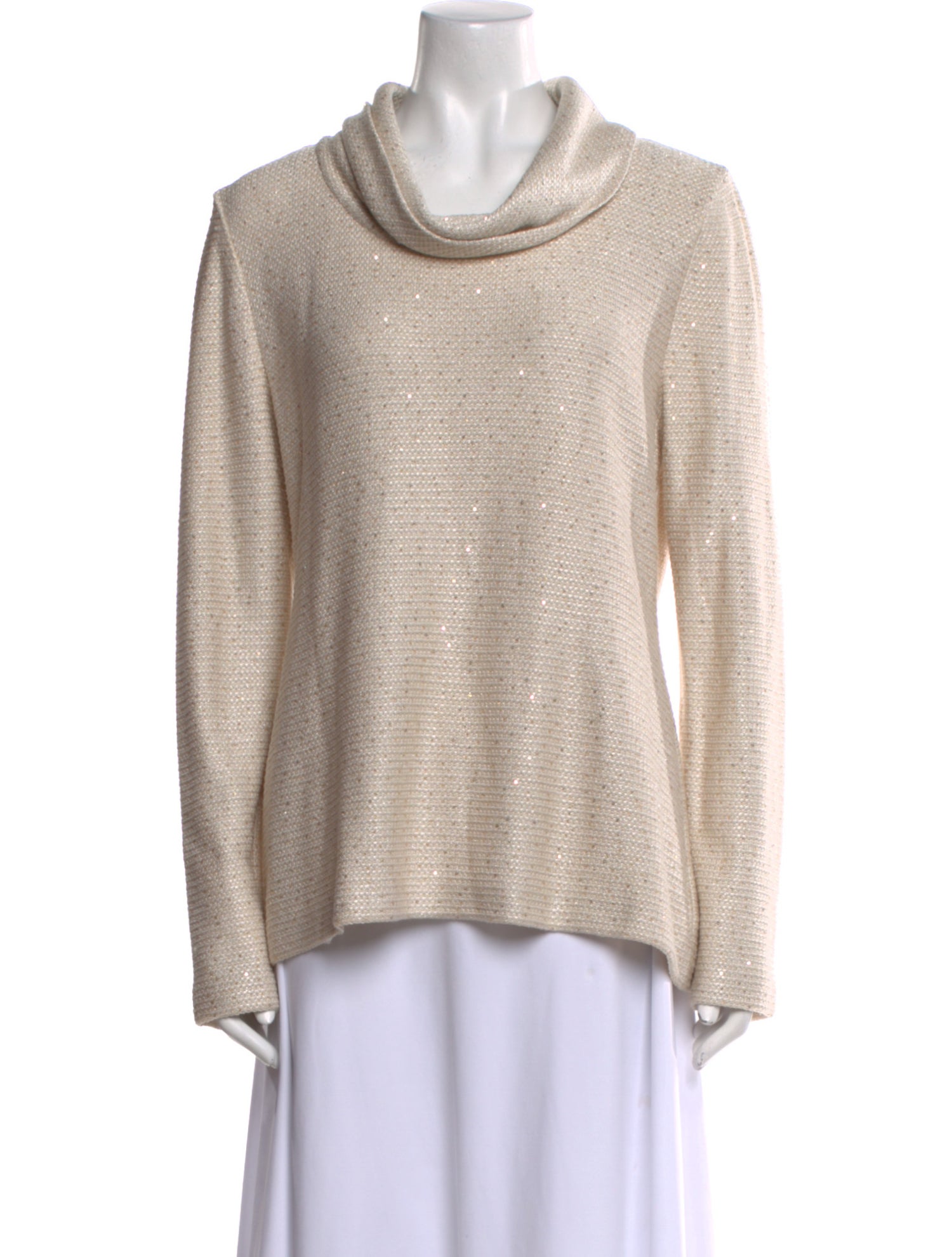 St. John Cowl Neck Sweater