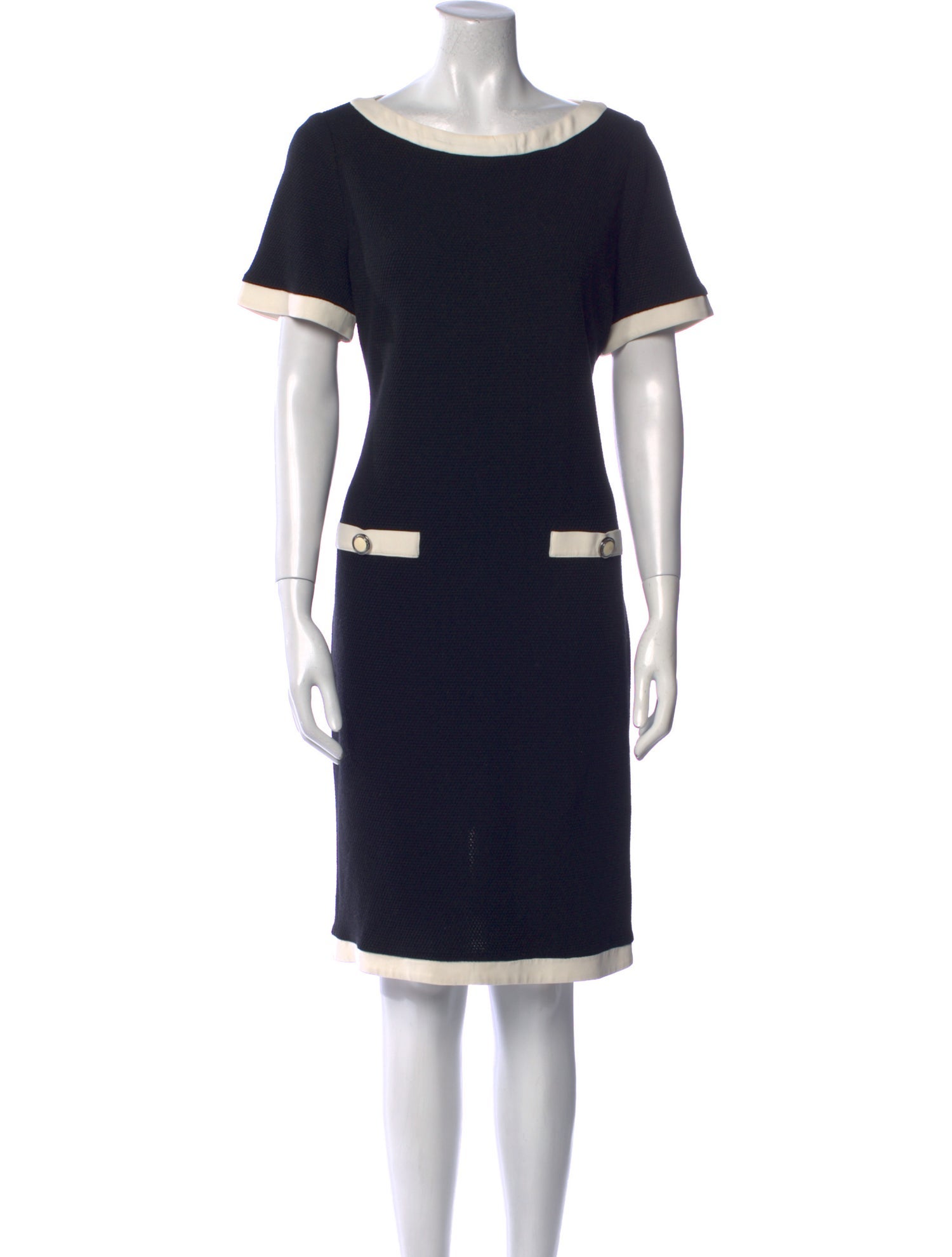 St. John Wool Knee-Length Dress