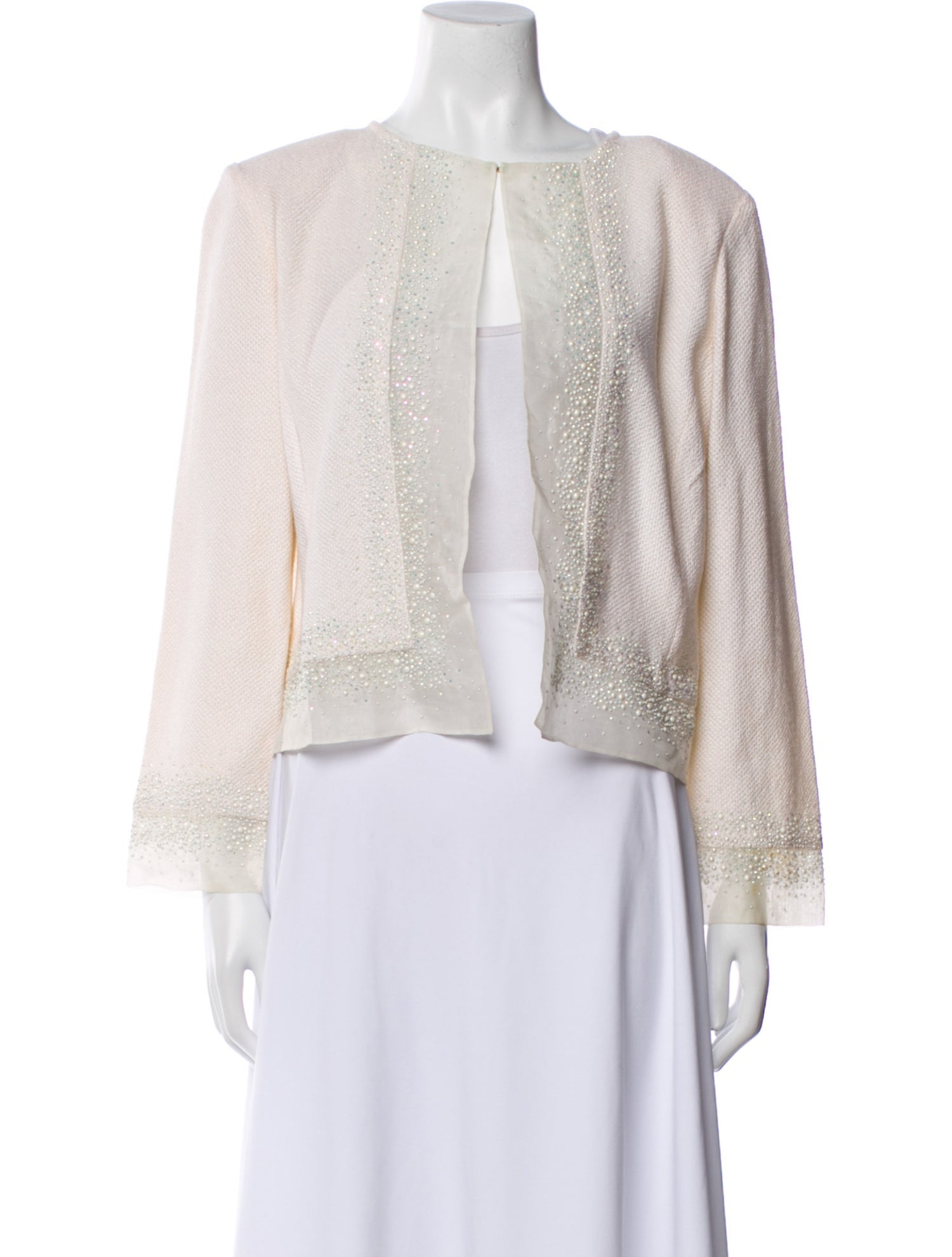 St. John Evening Wool Patterned Jacket