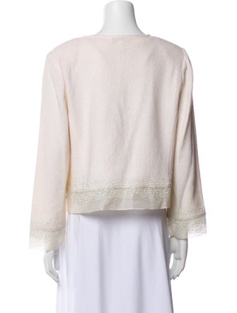 St. John Evening Wool Patterned Jacket