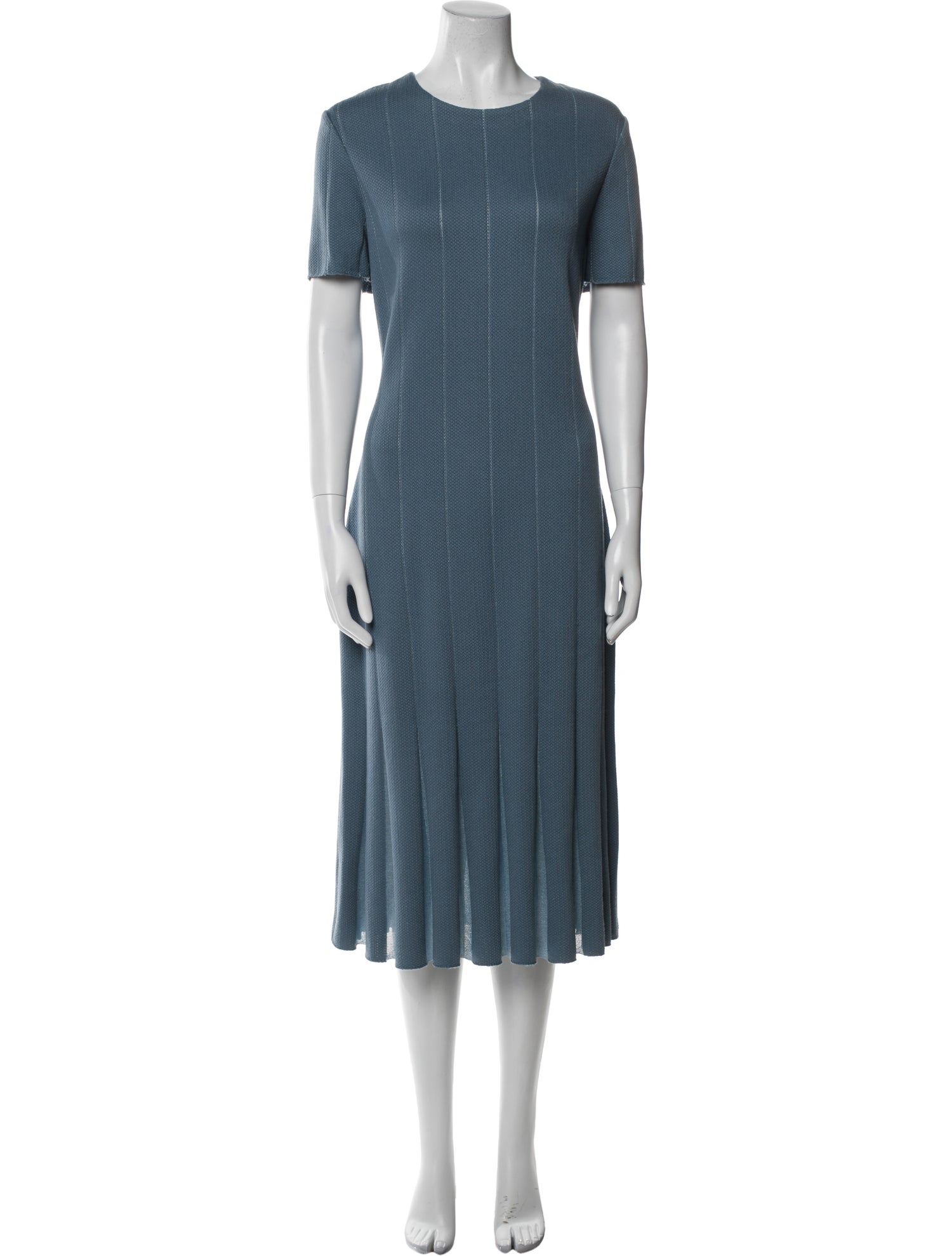 St. John Crew Neck Long Dress