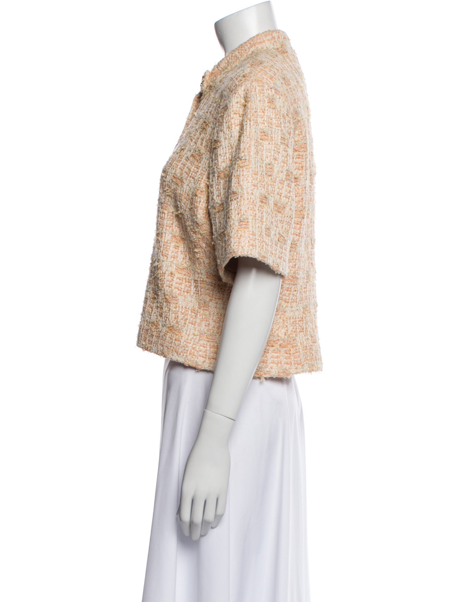 St. John Tweed Pattern Bolero w/ Tags