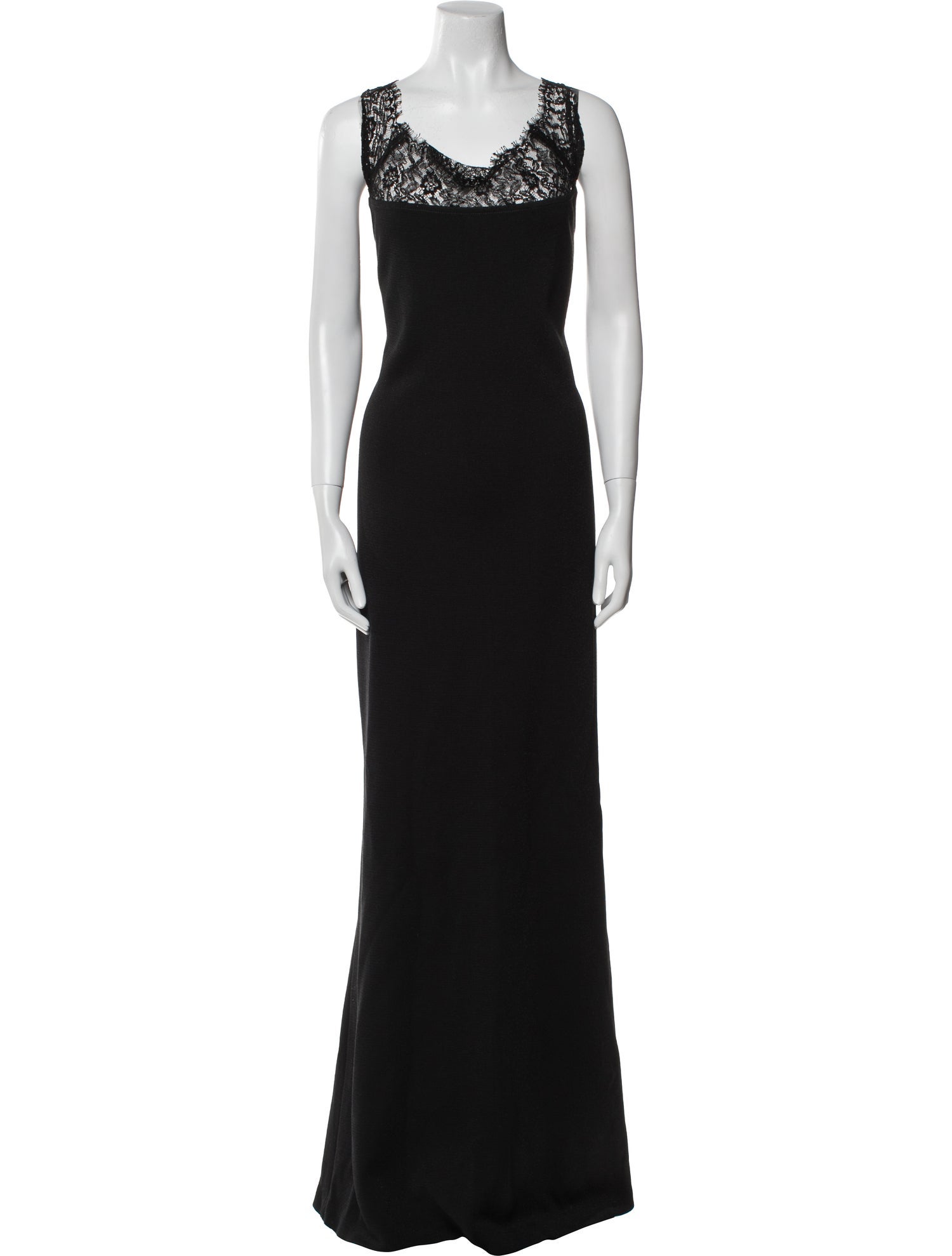 St. John V-Neck Long Dress