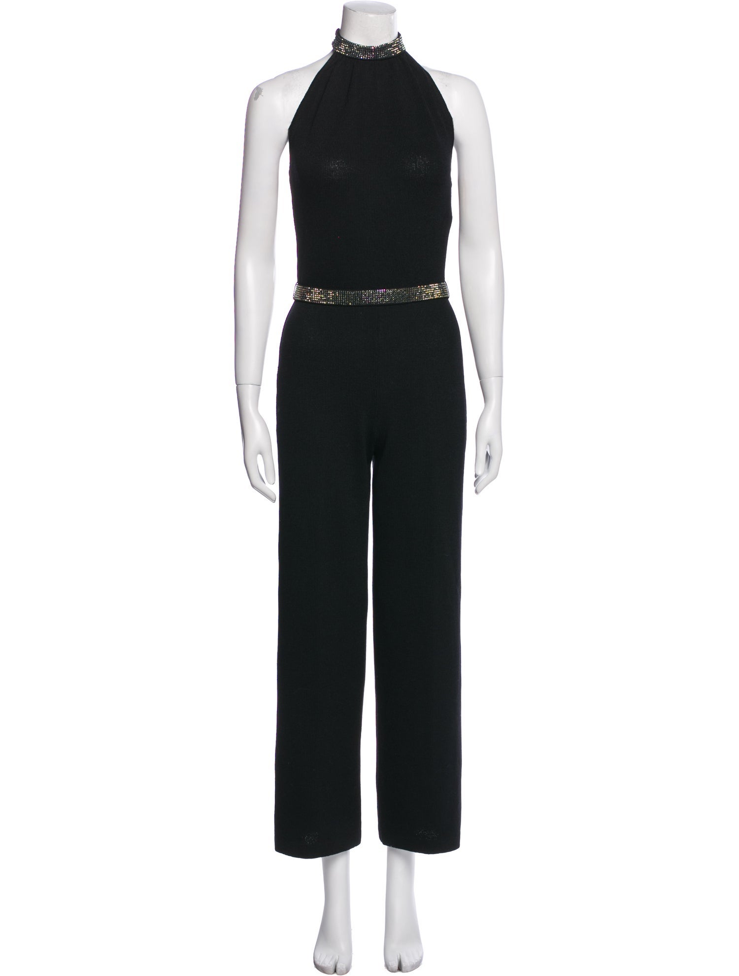 St. John Evening Halterneck Jumpsuit