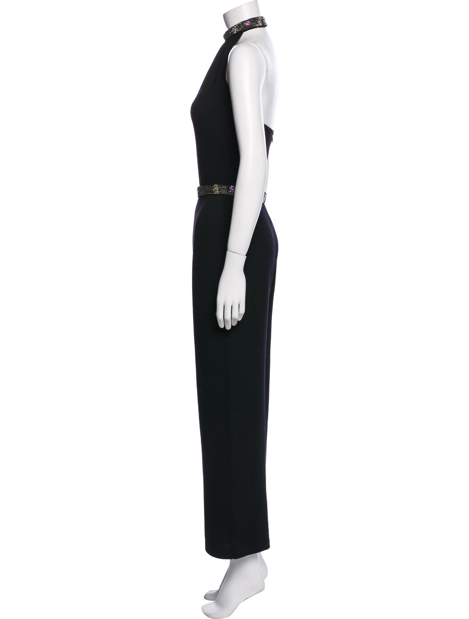 St. John Evening Halterneck Jumpsuit